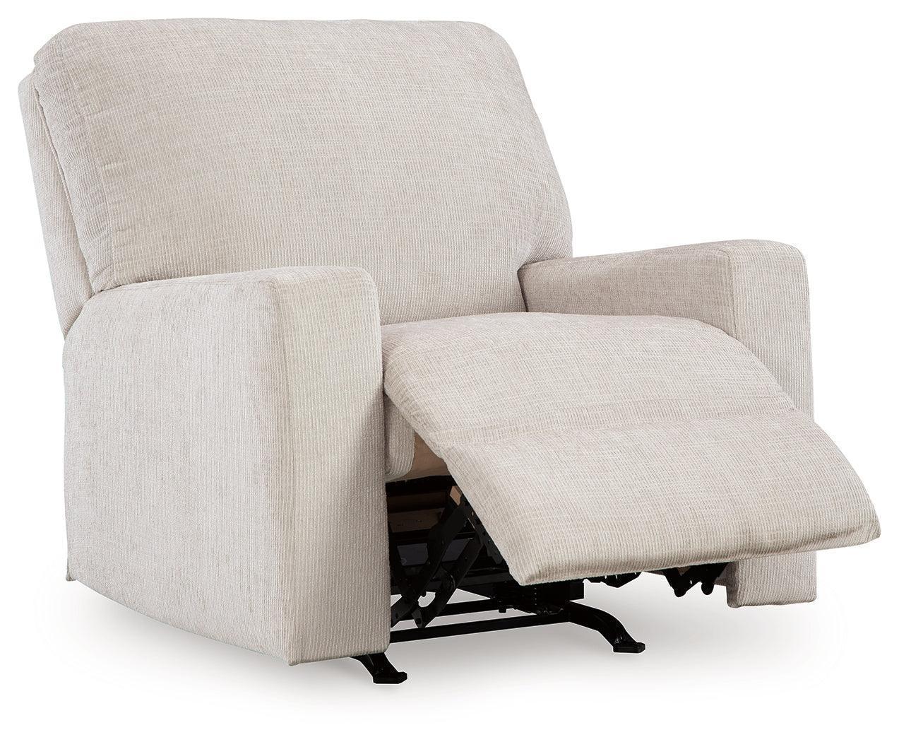 Aviemore Stone Chenille Recliner - Image 3