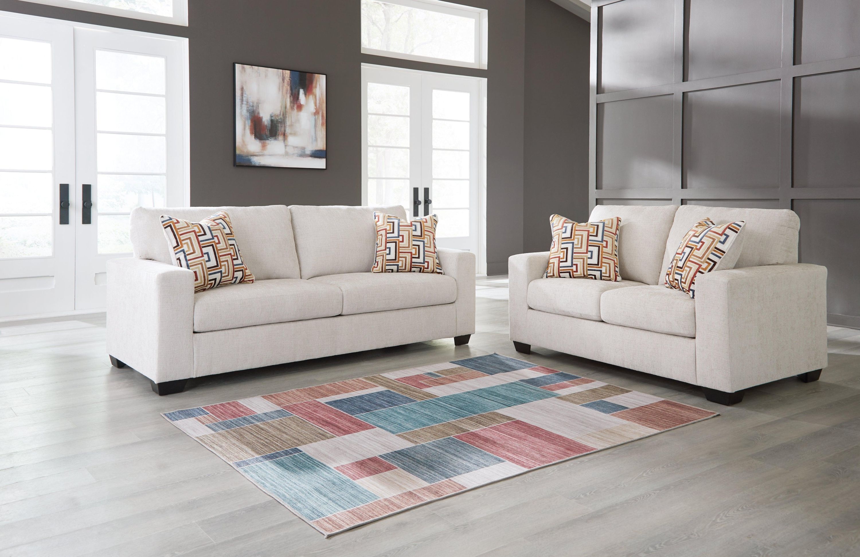 Aviemore Stone Sofa and Loveseat - Image 2