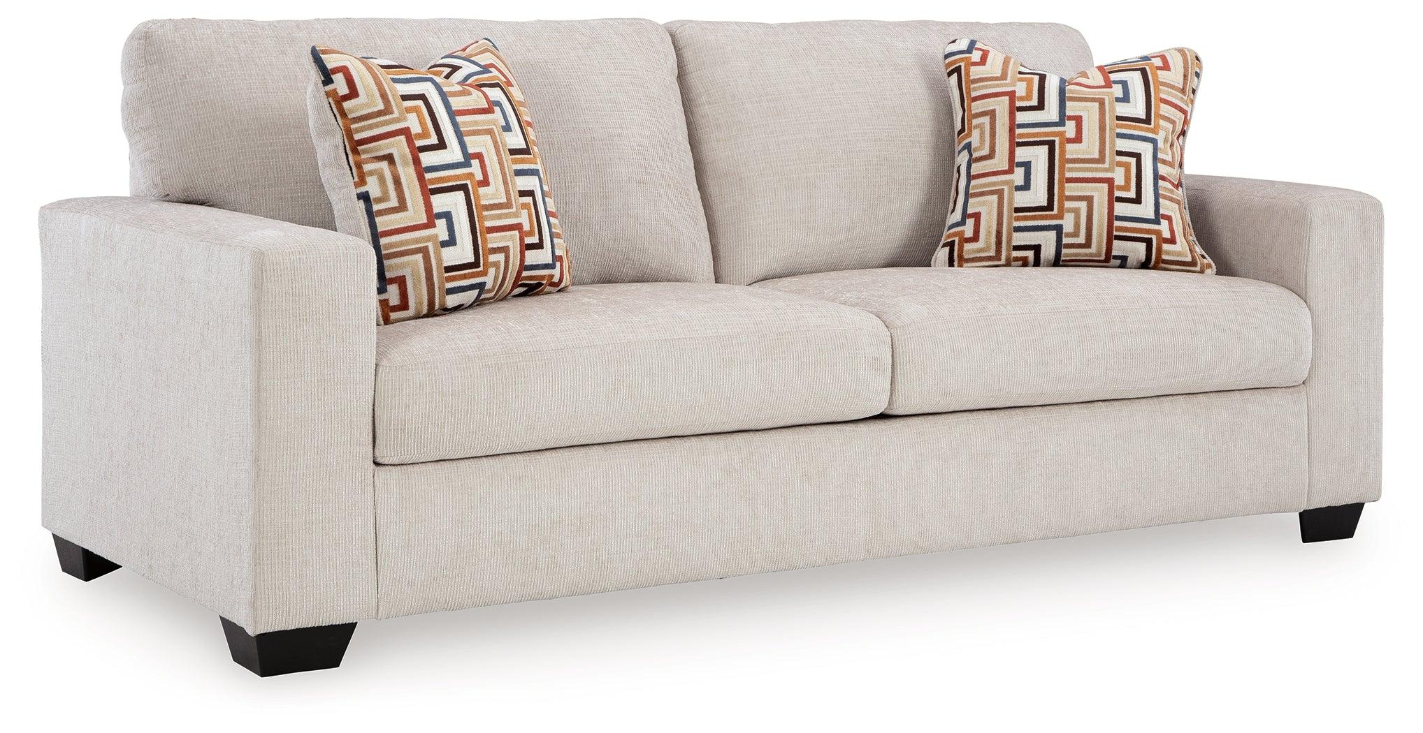 Aviemore Stone Chenille Queen Sofa Sleeper - Image 2