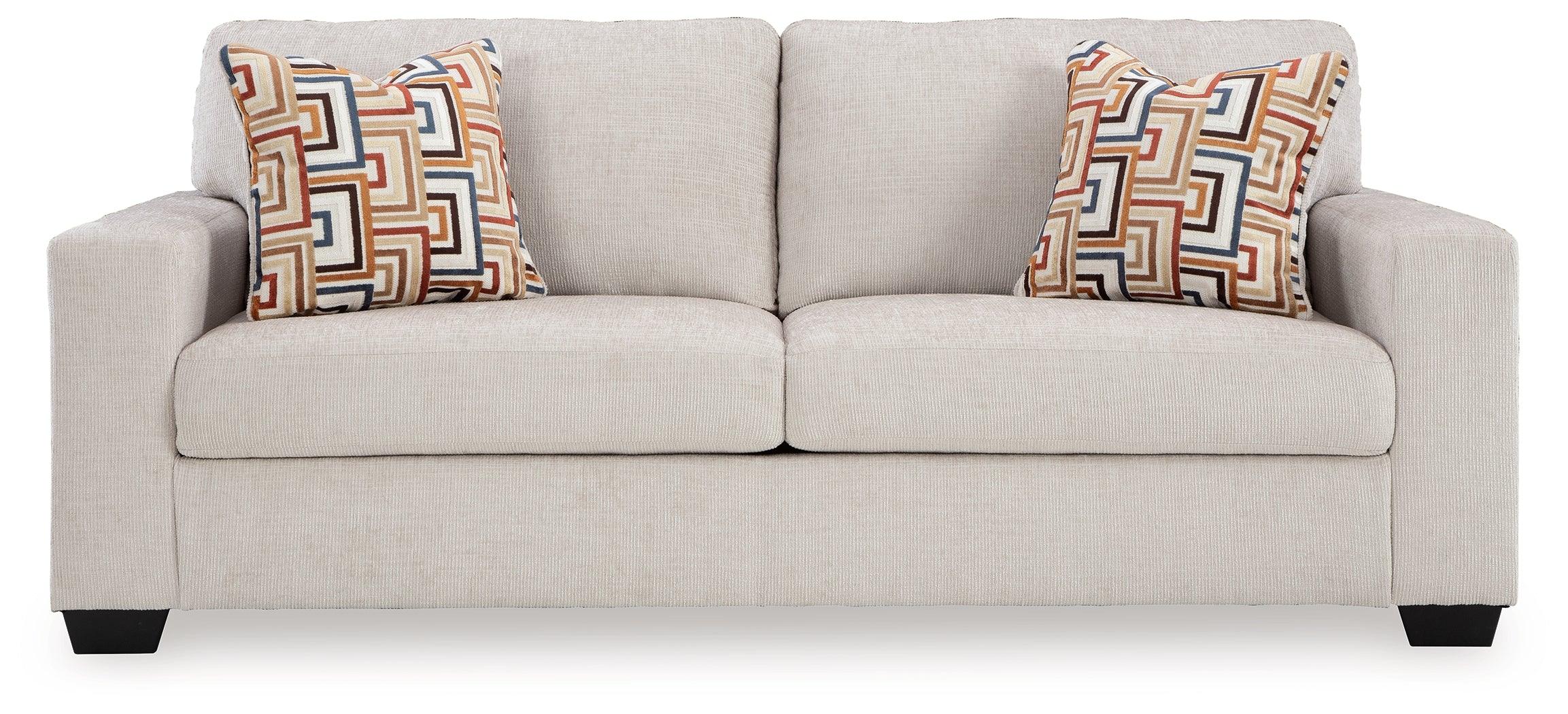 Aviemore Stone Chenille Queen Sofa Sleeper - Image 3