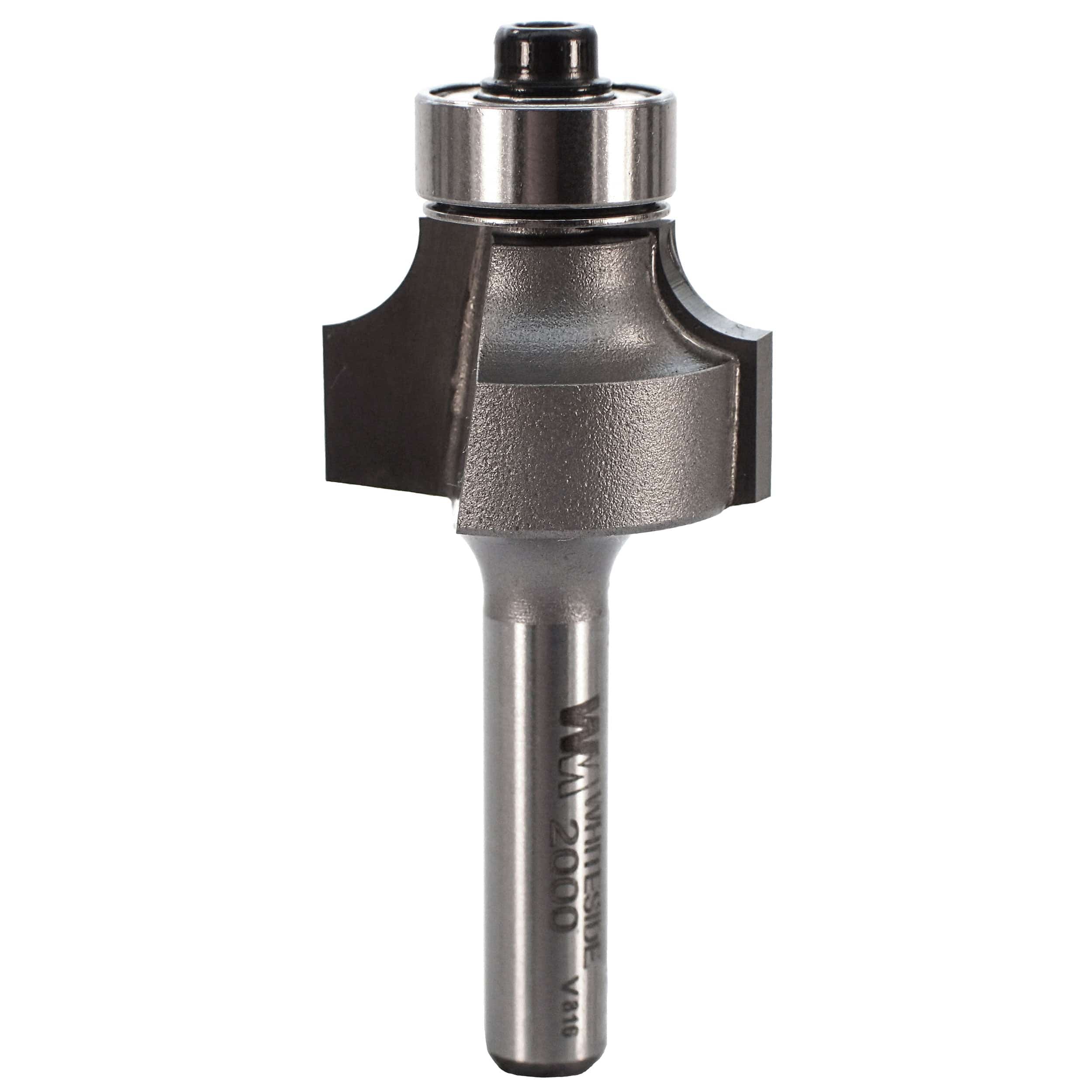 2000 Roundover Router Bit 1/4" SH 3/16" R X 7/8" D X 1/2" CL - Image 1