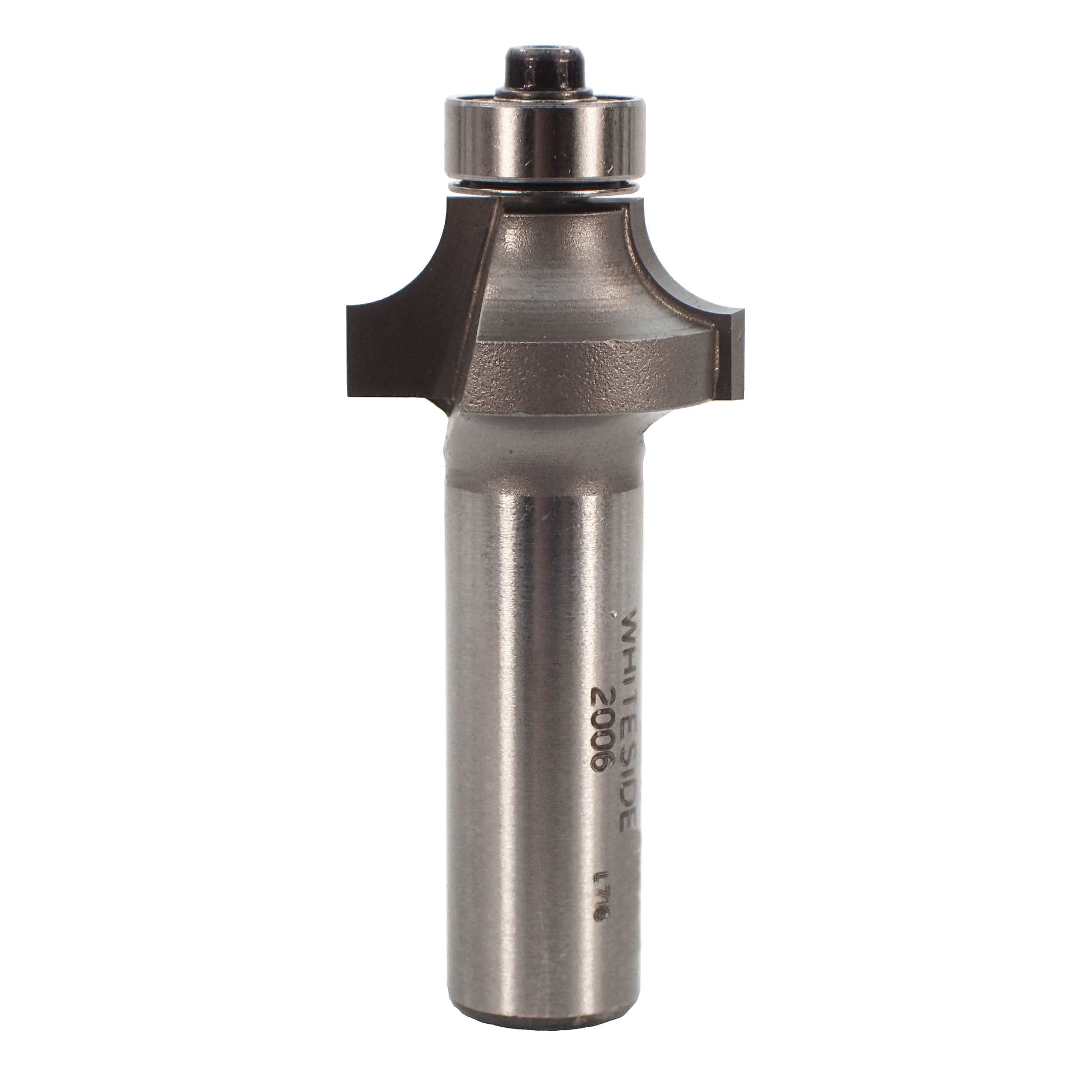 2006 1/4" Roundover Router Bit 1/2" SH 1/4" R X 1" D X 1/2" CL - Image 1