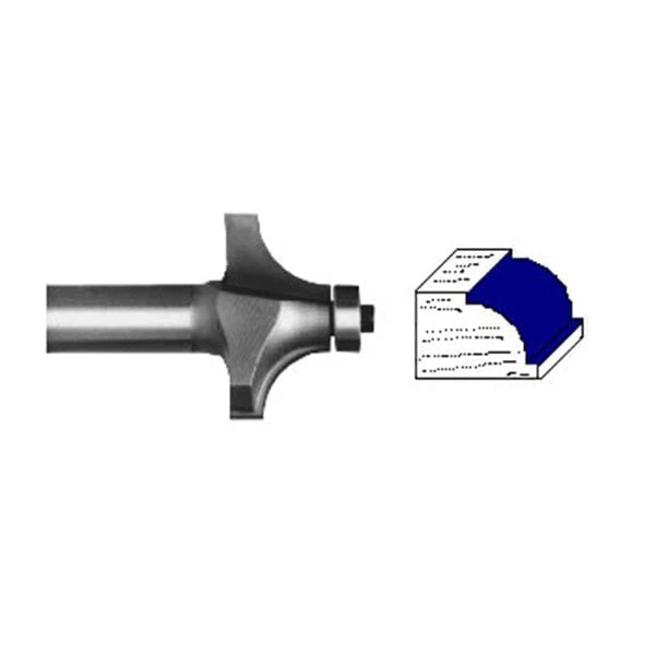 2104 Beading Router Bit 1/4" SH 1/2" R X 1-1/2" D X 3/4" CL - Image 1