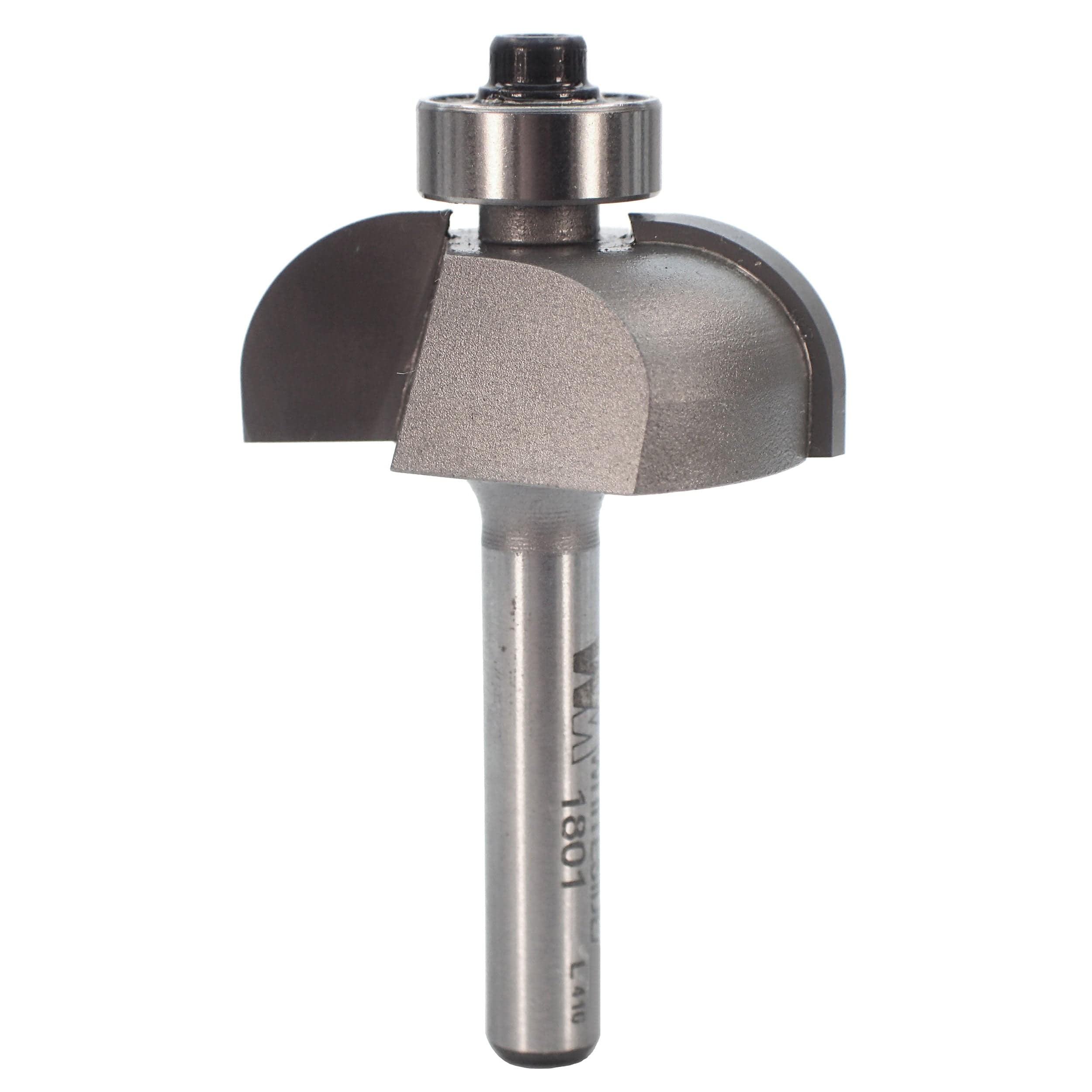 1801 Cove Router Bit 1/4" SH 3/8" R X 1-1/4" D X 1/2" CL - Image 1