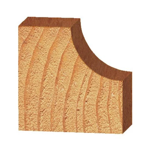 1802 Cove Router Bit 1/4" SH 1/2" R X 1-1/2" D X 5/8" CL - Image 2