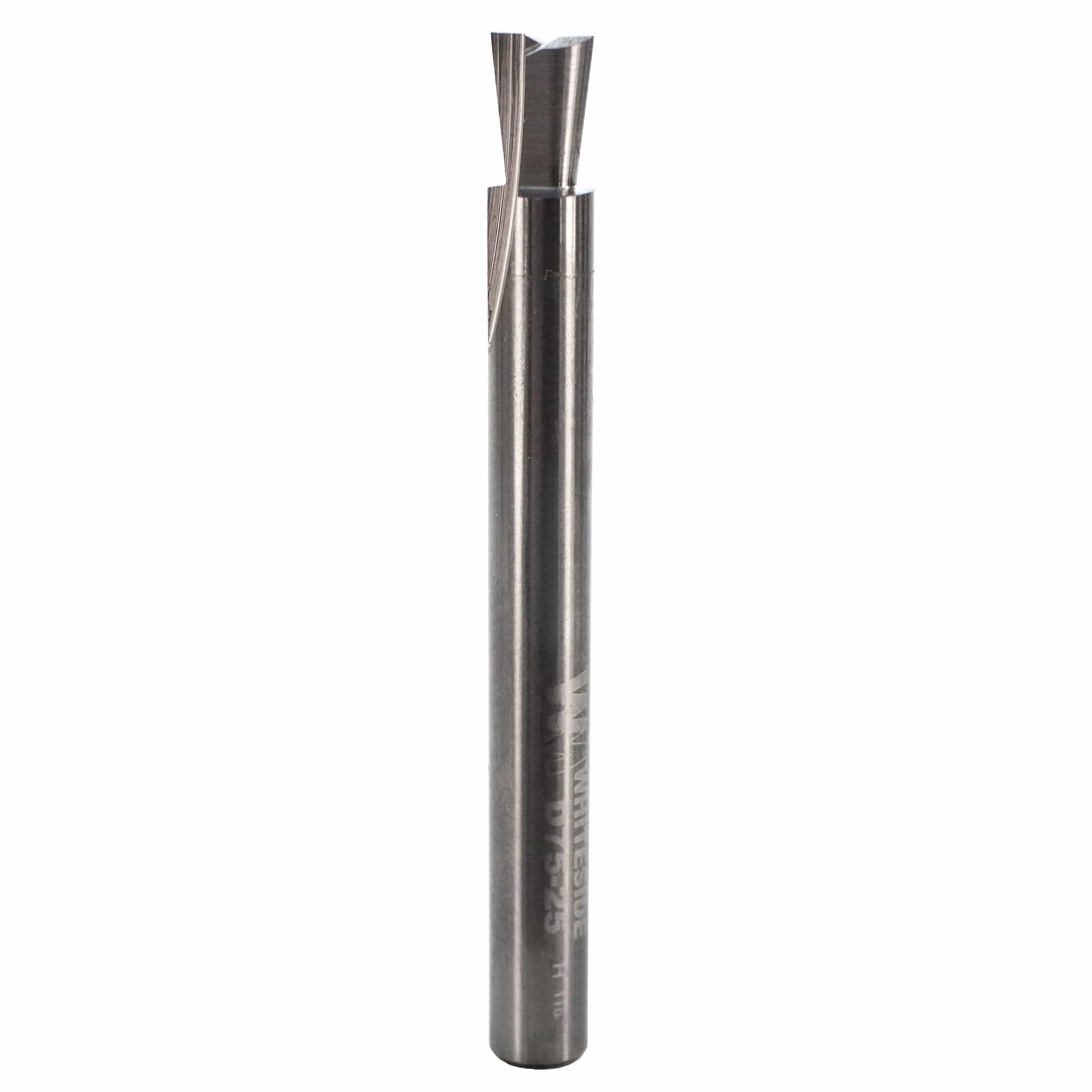 D75-25 Dovetail Router Bit 7-1/2 Degree 1/4" SH 1/4" D x 5/16" C x 2-1/2" OL - Image 1