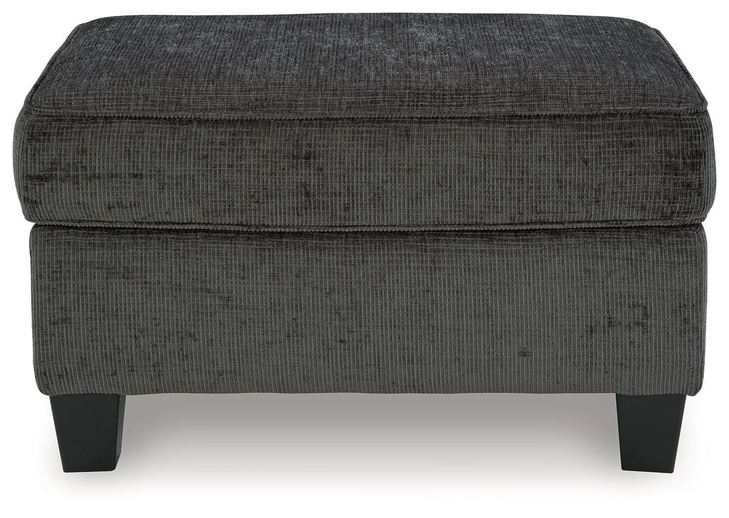 Erinslane Dusk Chenille Ottoman - Image 3