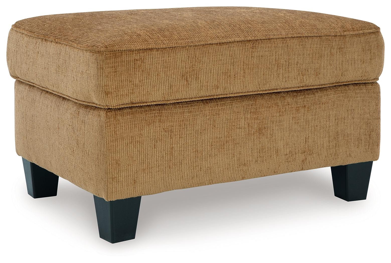 Erinslane Honey Chenille Ottoman - Image 2
