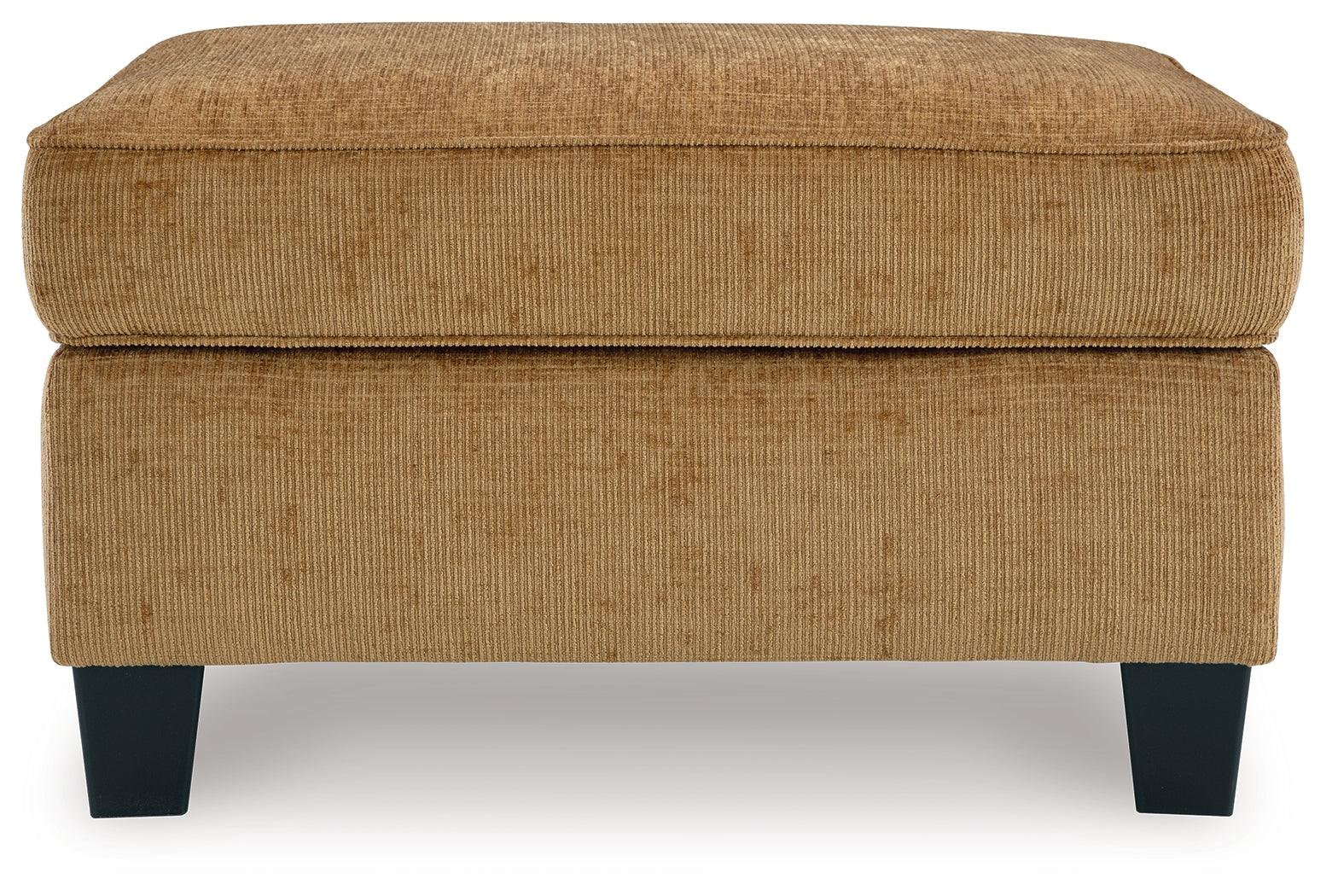 Erinslane Honey Chenille Ottoman - Image 3