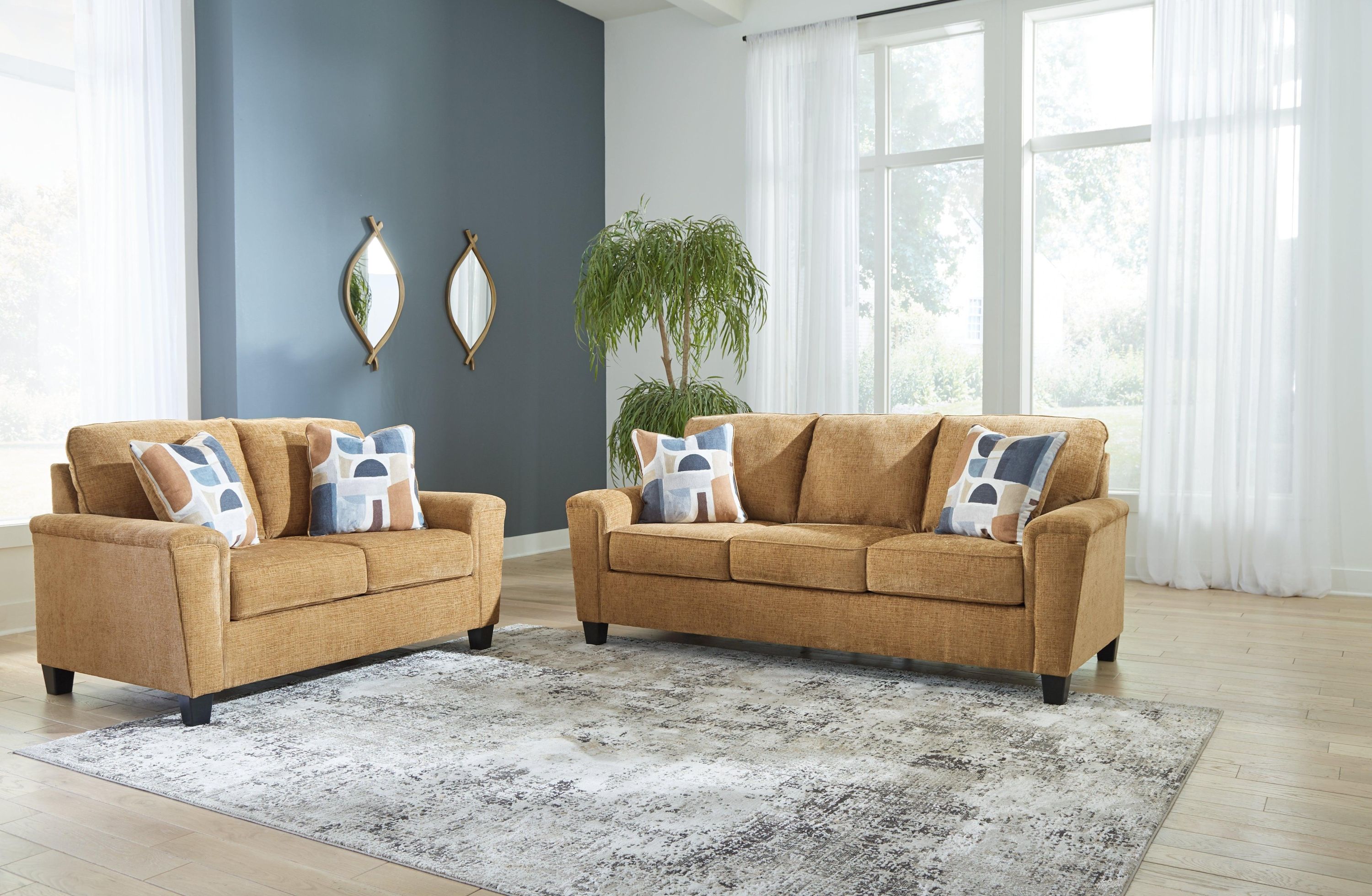Erinslane Honey Sofa and Loveseat - Image 2