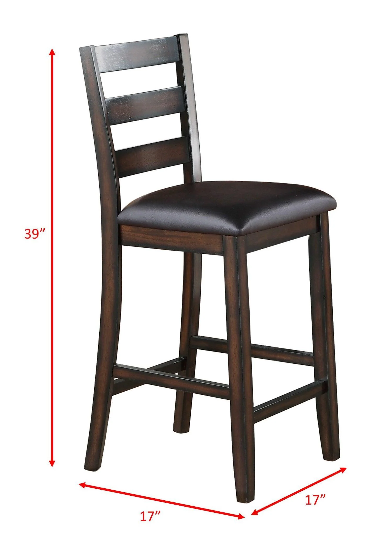 Tahoe Brown Square Counter Height Set - Image 3