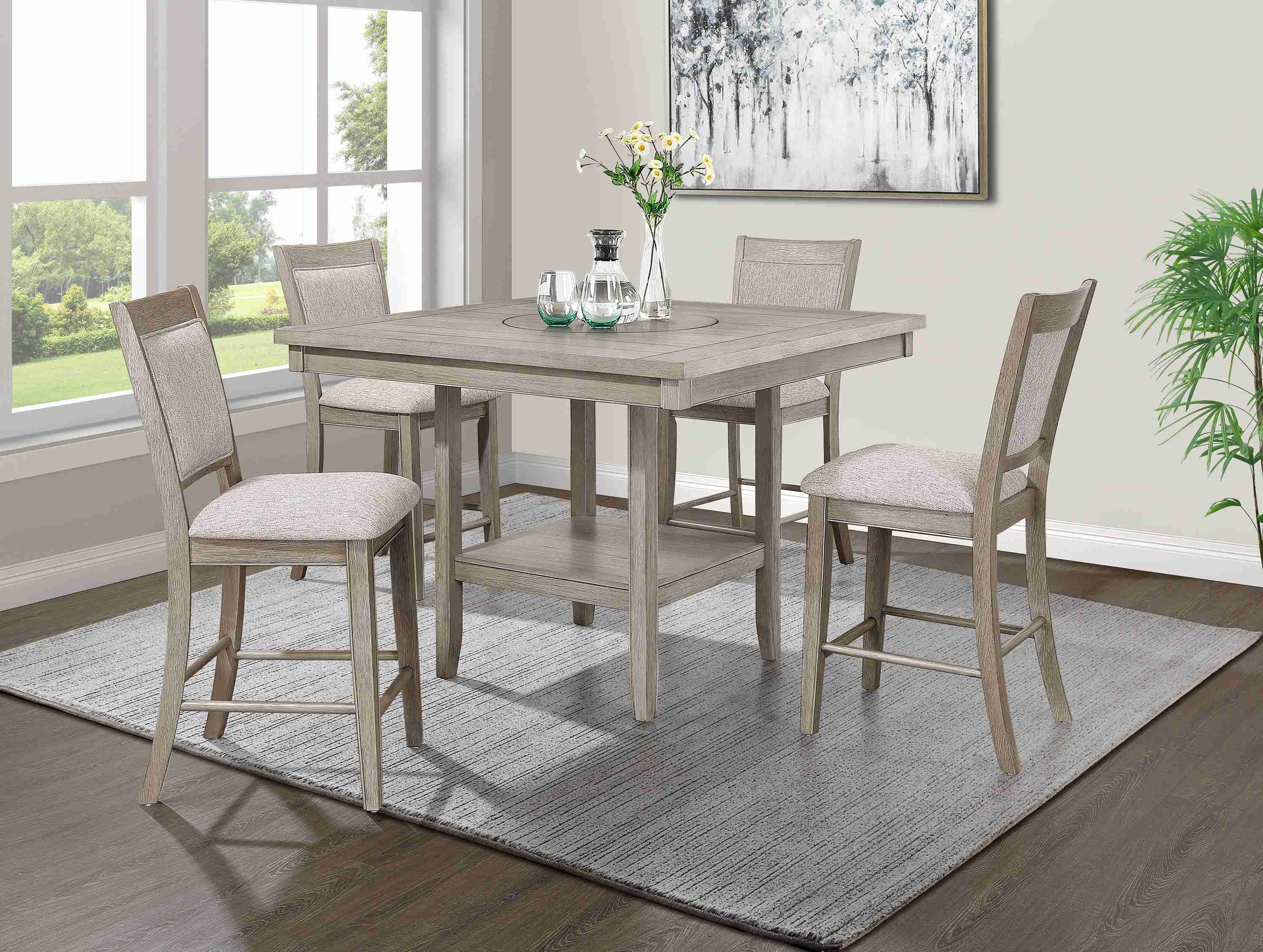 Fulton Gray Counter Height Set - Image 2
