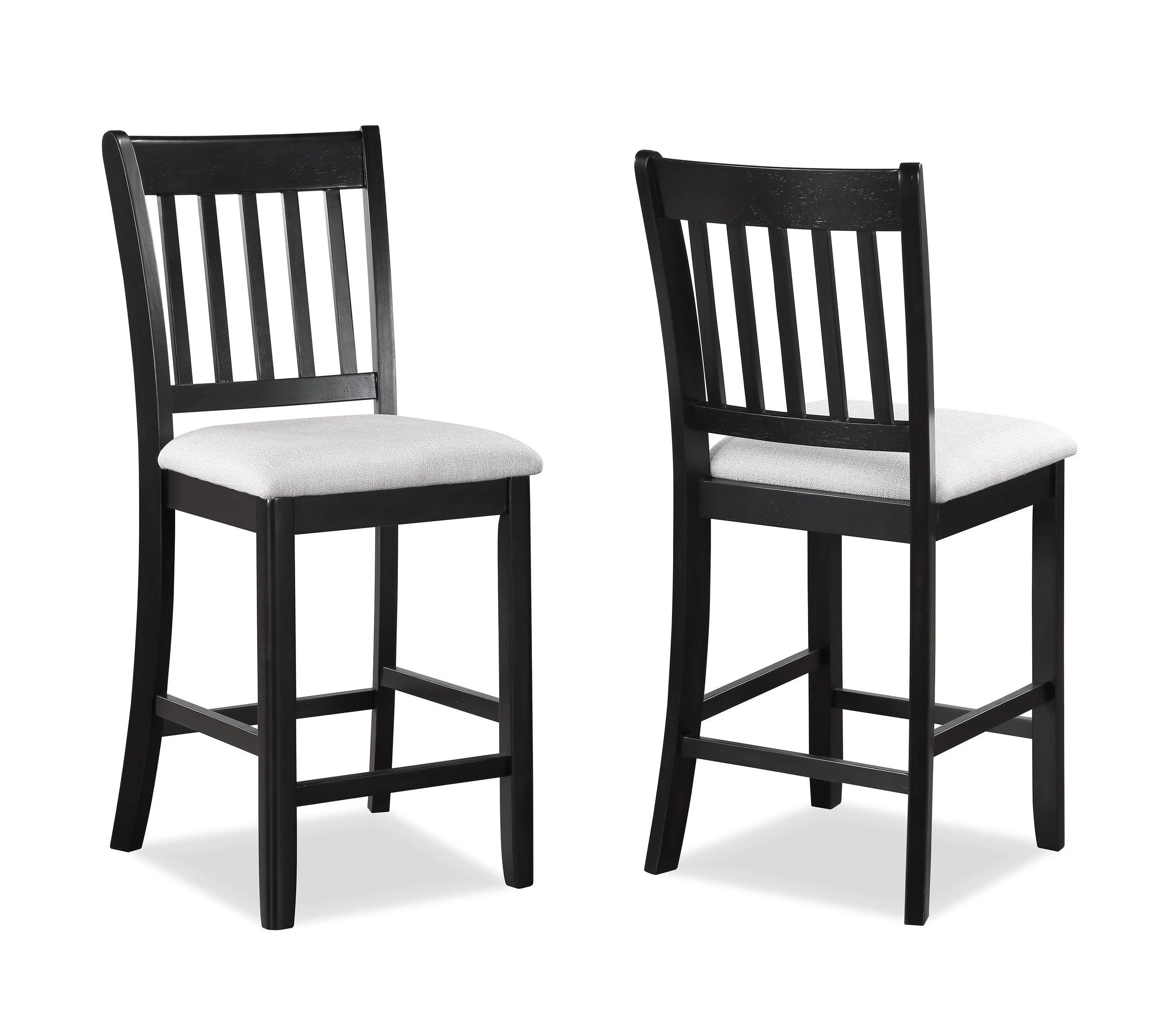 Salvador Light Gray Black Counter Height Set - Image 2