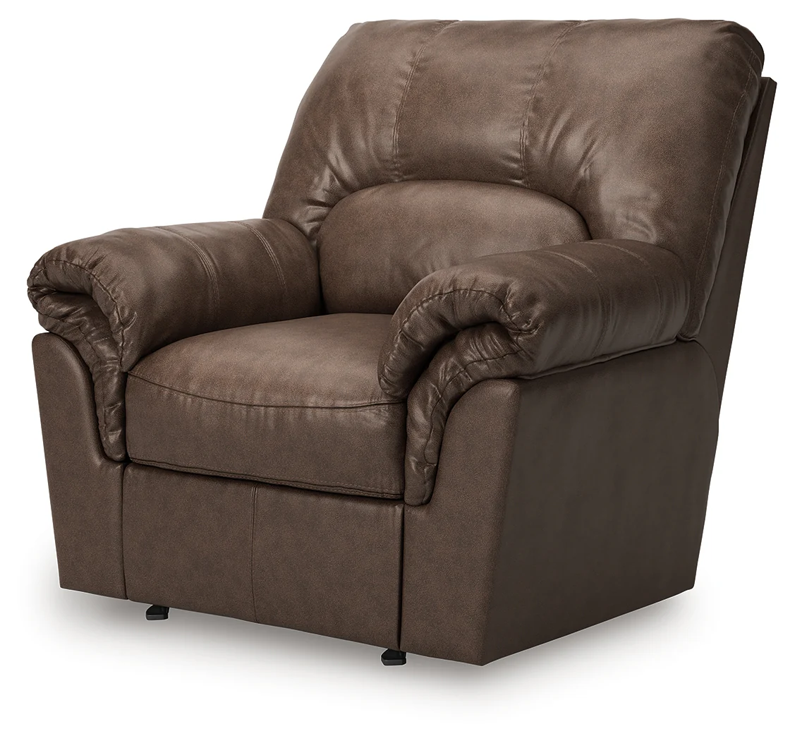 WillowBend Umber Faux Leather Recliner - Image 3