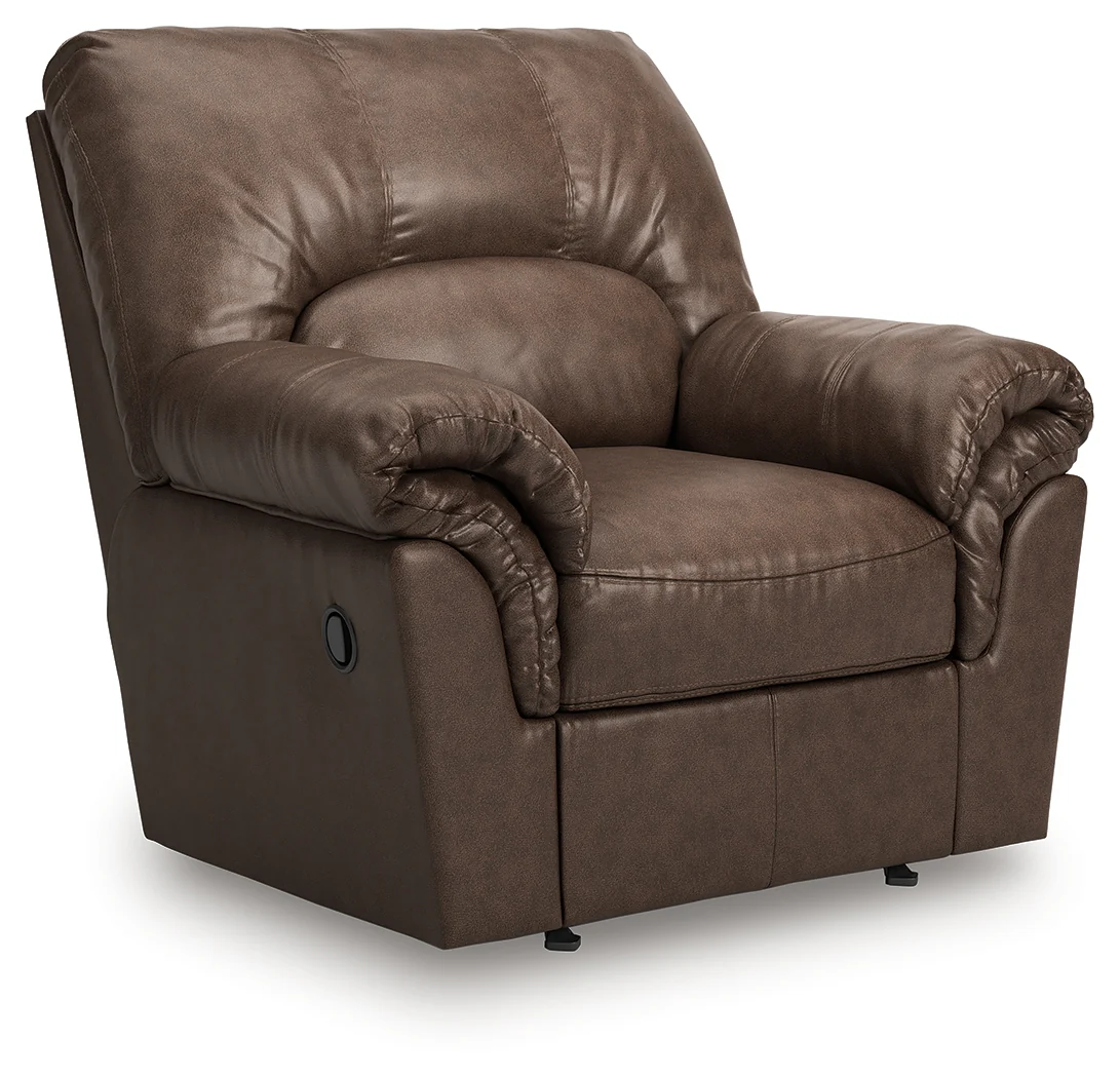 WillowBend Umber Faux Leather Recliner - Image 2