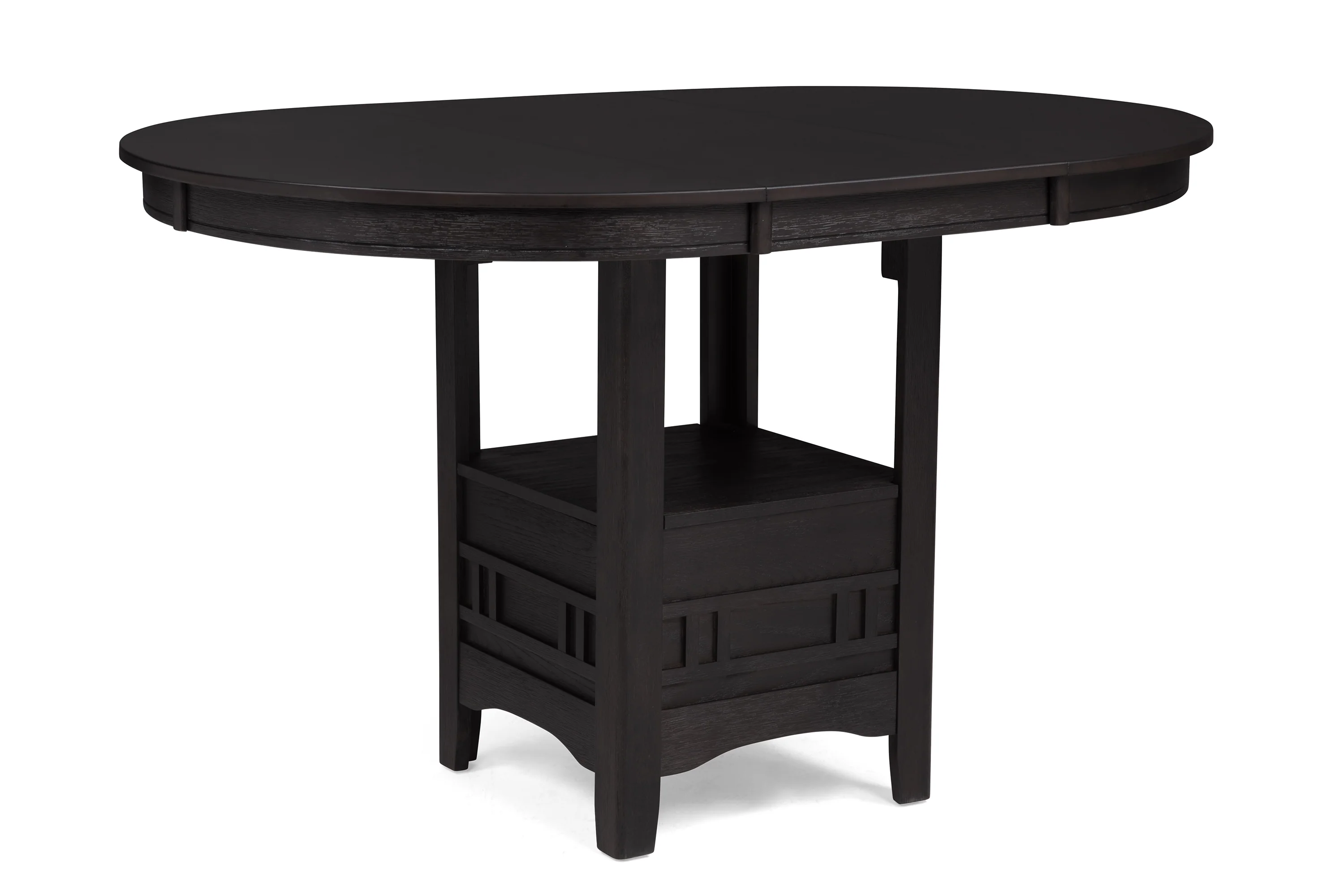 Hartwell Charcoal Black Oval Counter Height Set - Image 2