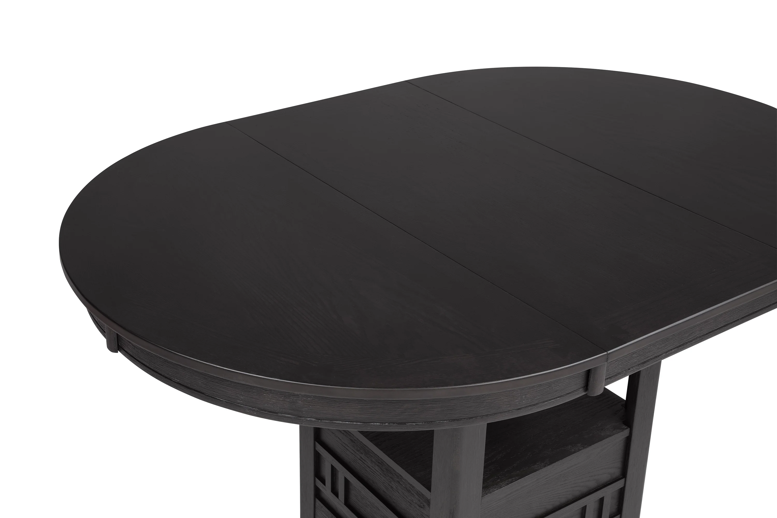 Hartwell Charcoal Black Oval Counter Height Set - Image 3