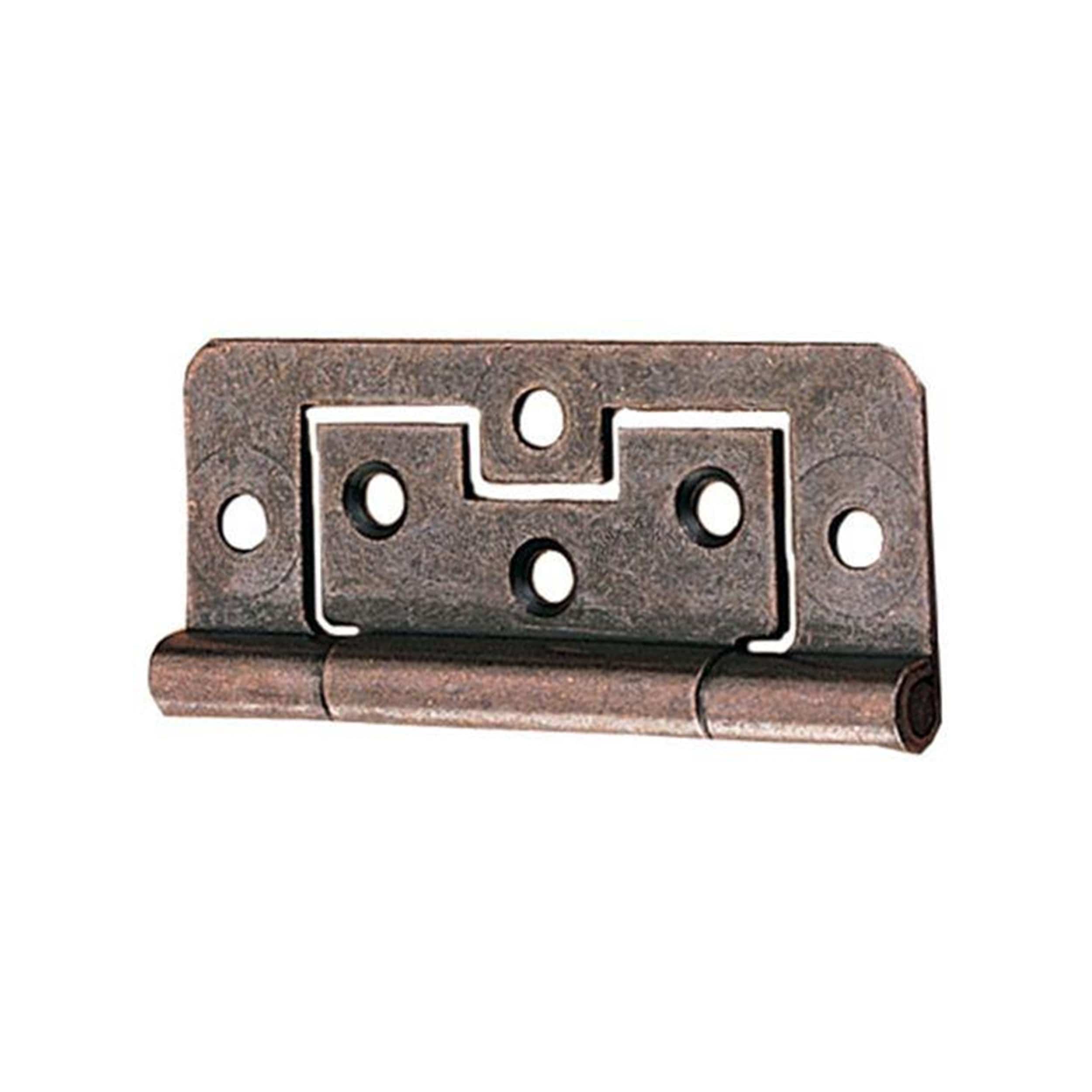 Non-Mortise Hinge - Statuary Bronze - Pair - Image 1