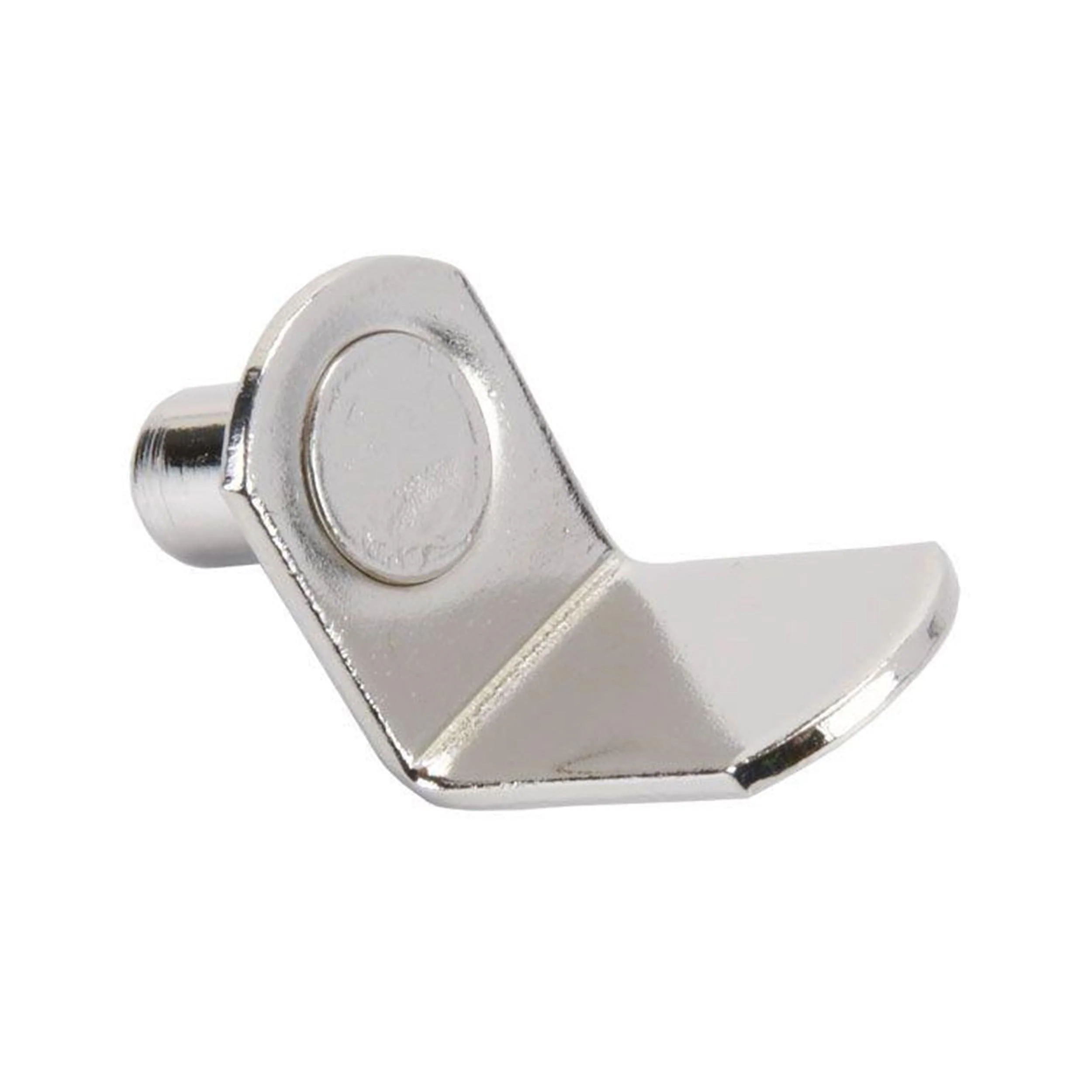 Bracket Style Shelf Support - 1/4" Pin - Nickel - 25 Pack - Image 1