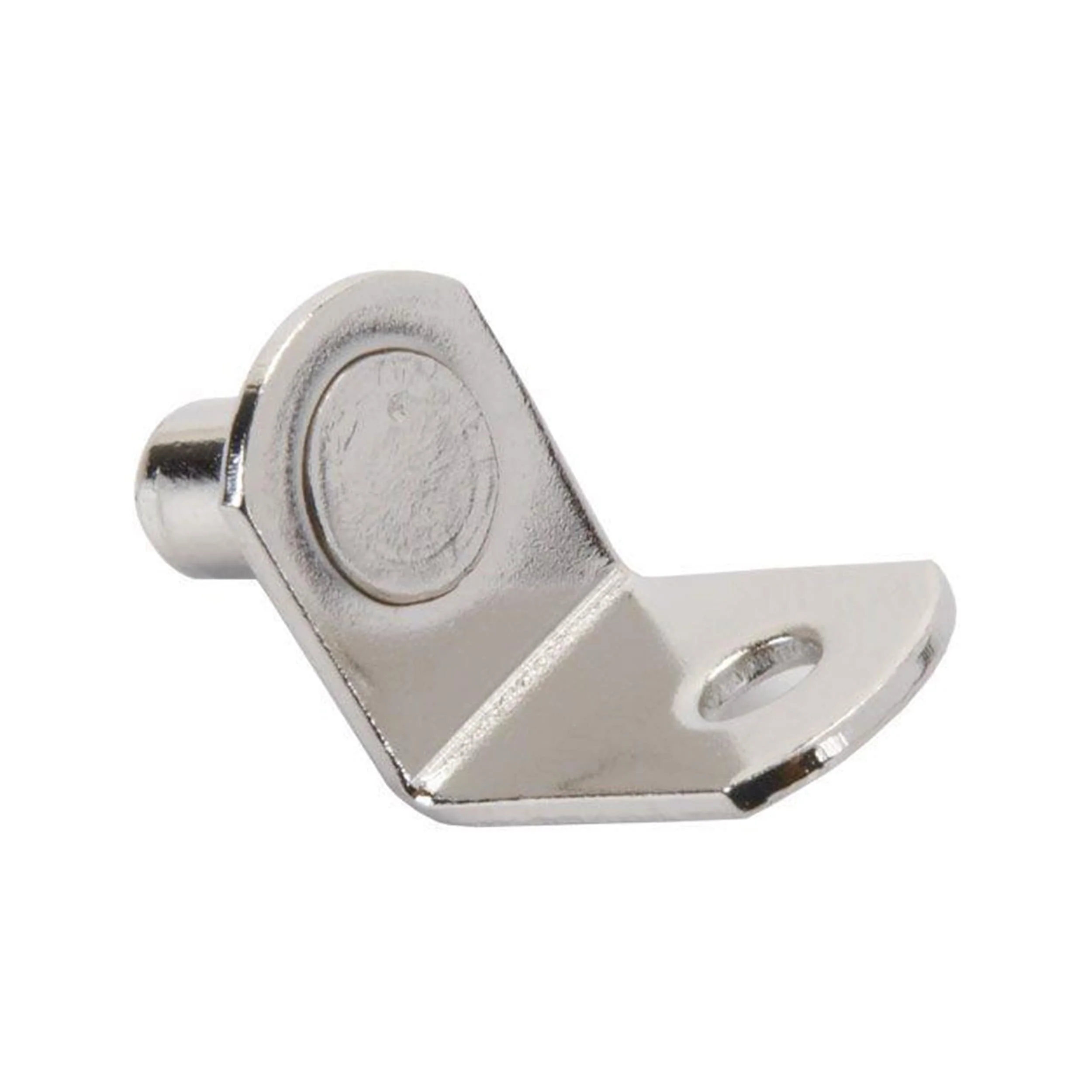 Bracket Style with Hole Shelf Support – 1/4″ Pin – Nickel – 25 Pack