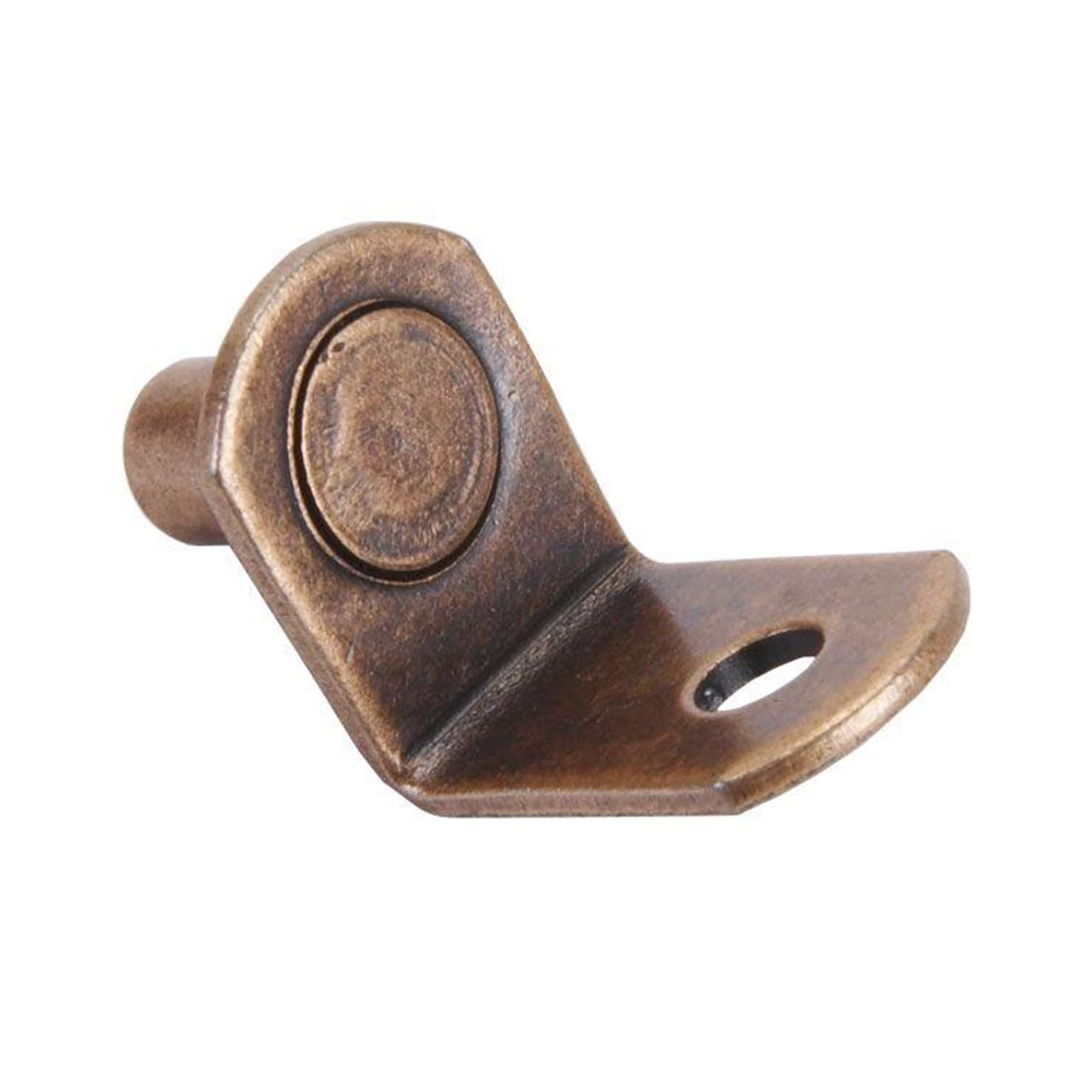 Bracket Style with Hole Shelf Support – 1/4″ Pin – Bronze – 25 Pack