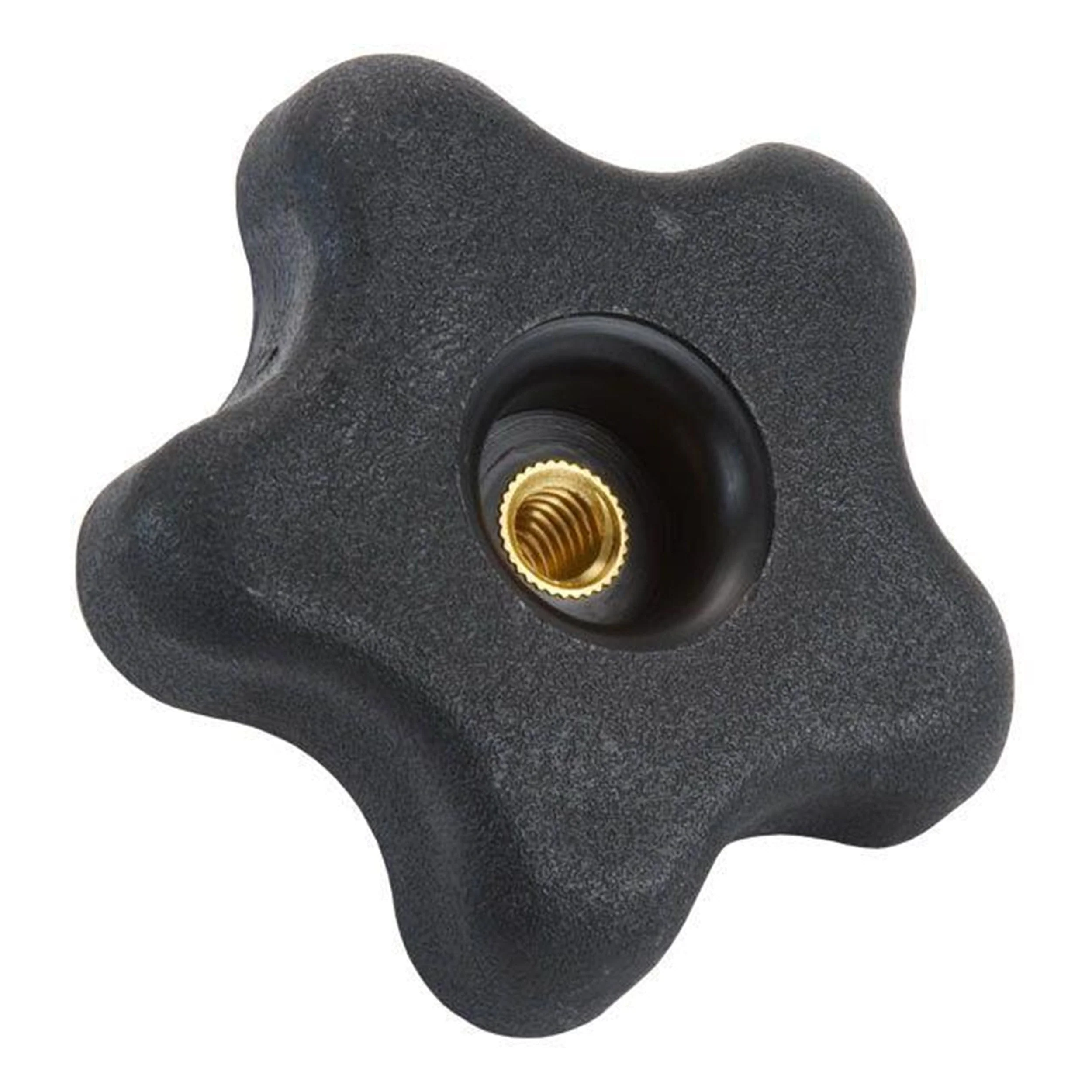 Knob, Five Star with Through Hole, 1/4"-20 Insert - Image 1