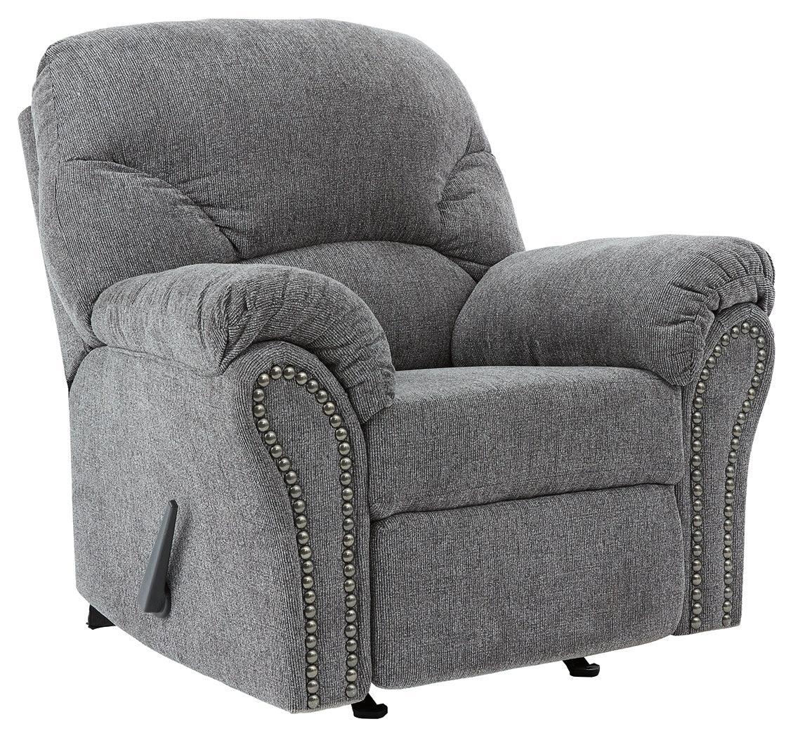Allmaxx Pewter Chenille Recliner - Image 2