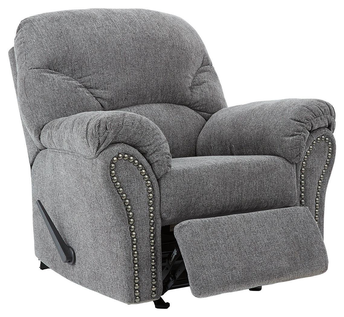 Allmaxx Pewter Chenille Recliner - Image 3