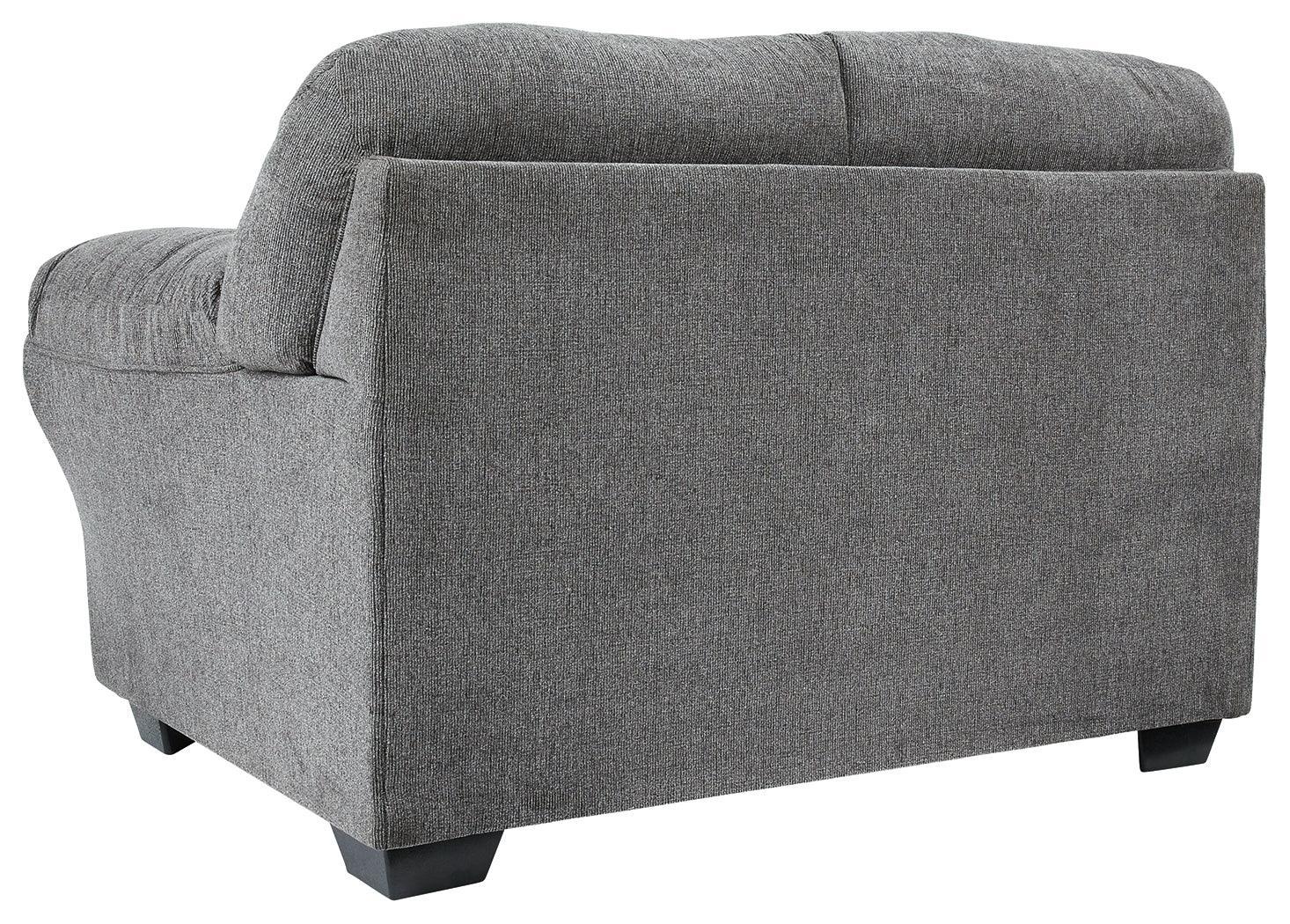 Allmaxx Pewter Chenille Loveseat - Image 3