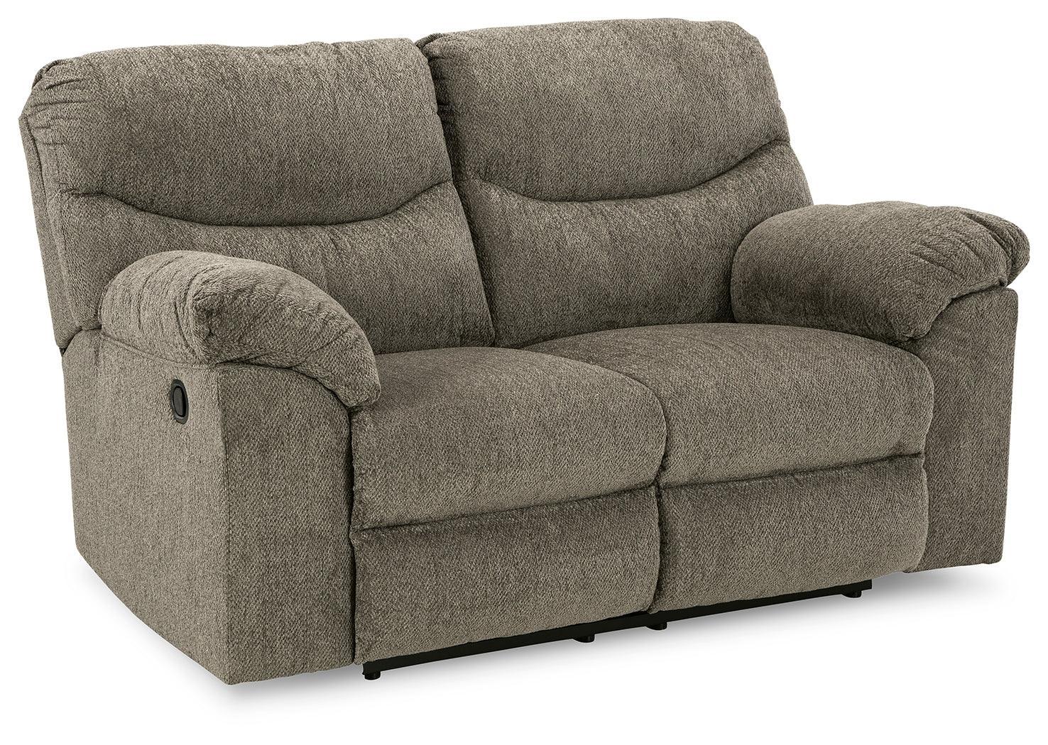 Alphons Putty Reclining Loveseat - Image 2