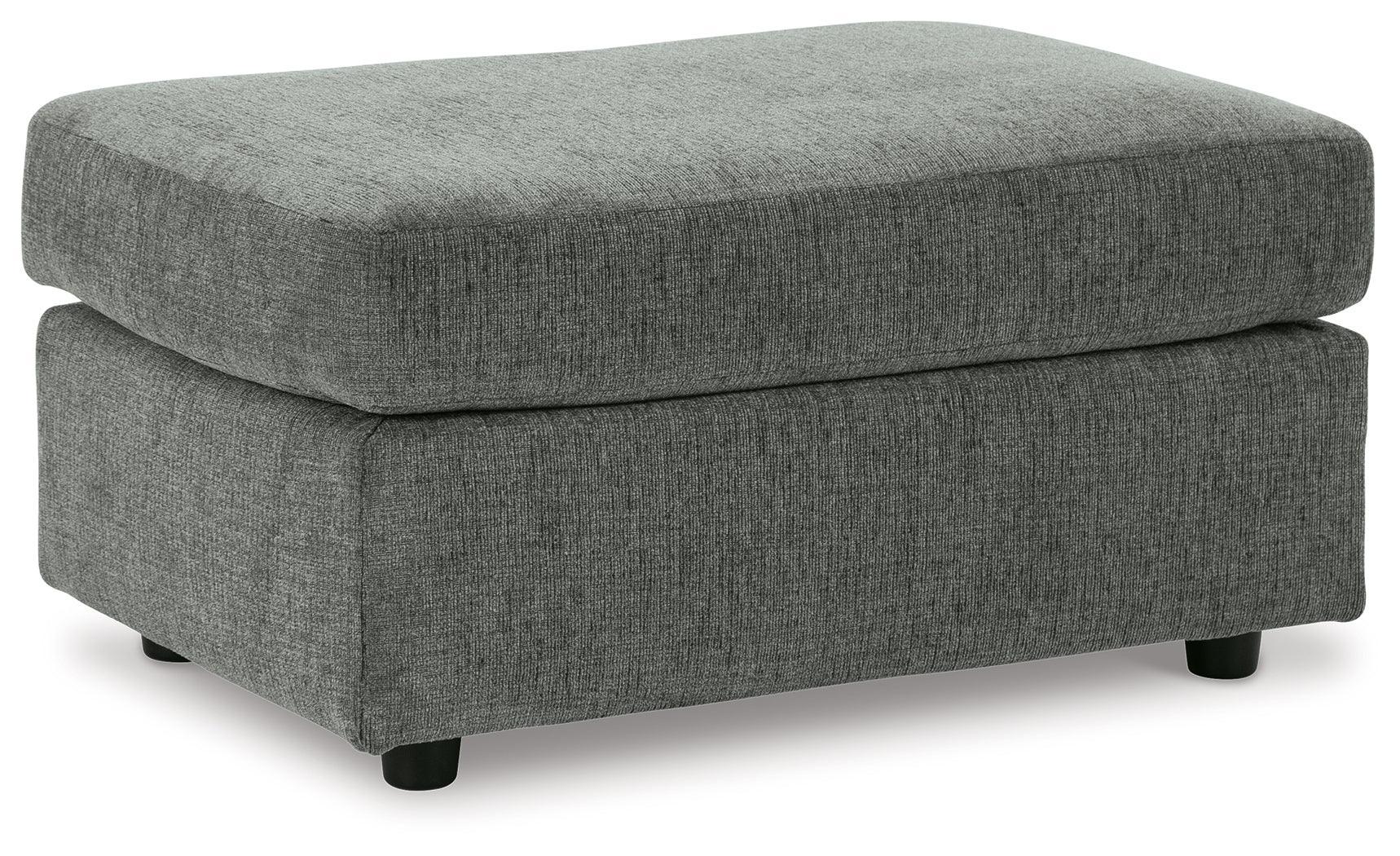 Stairatt Gravel Chenille Ottoman - Image 2