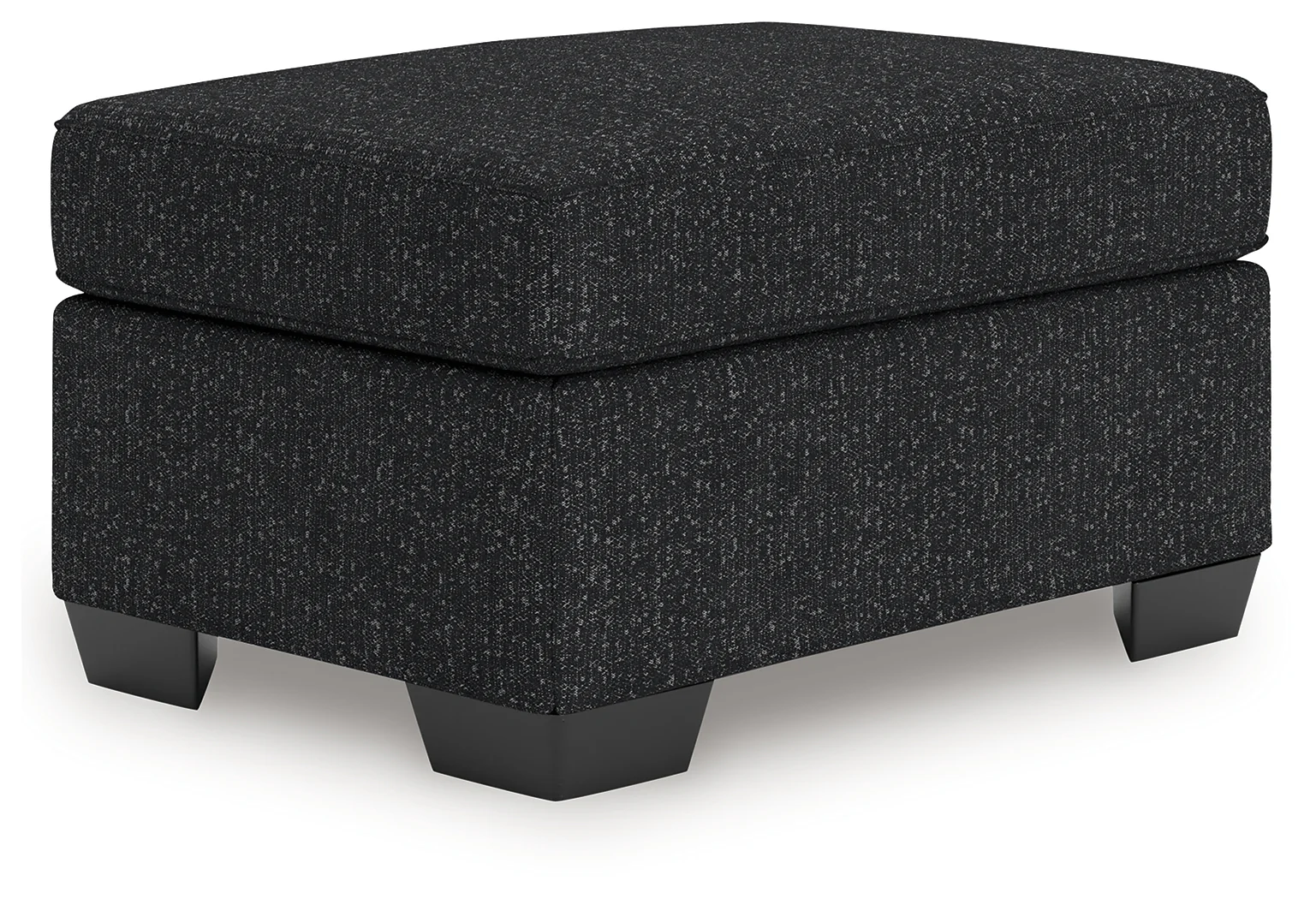 Jasmine Peaks Coal Chenille Ottoman - Image 2