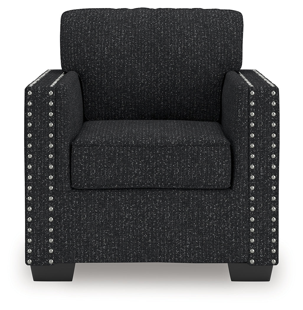 Jasmine Peaks Coal Chenille Chair - Image 3