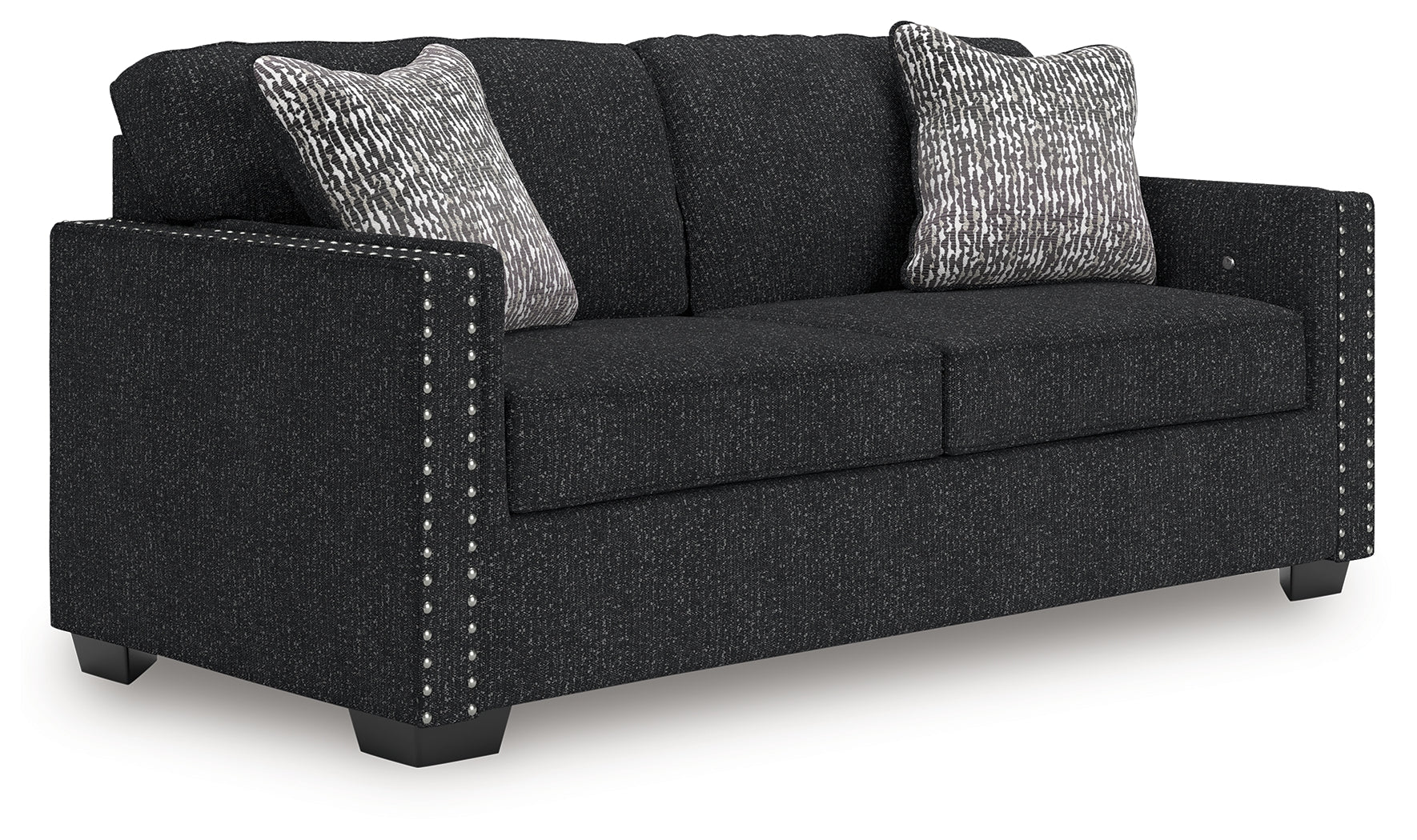Jasmine Peaks Coal Chenille Sofa - Image 2