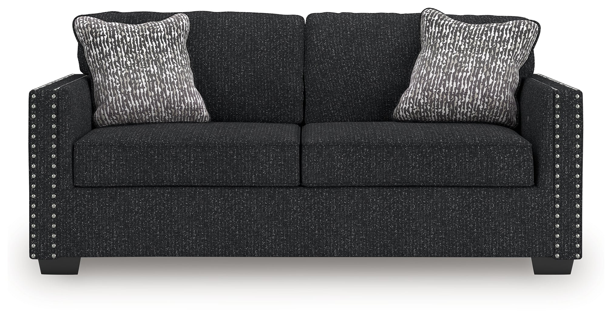 Jasmine Peaks Coal Chenille Sofa - Image 3
