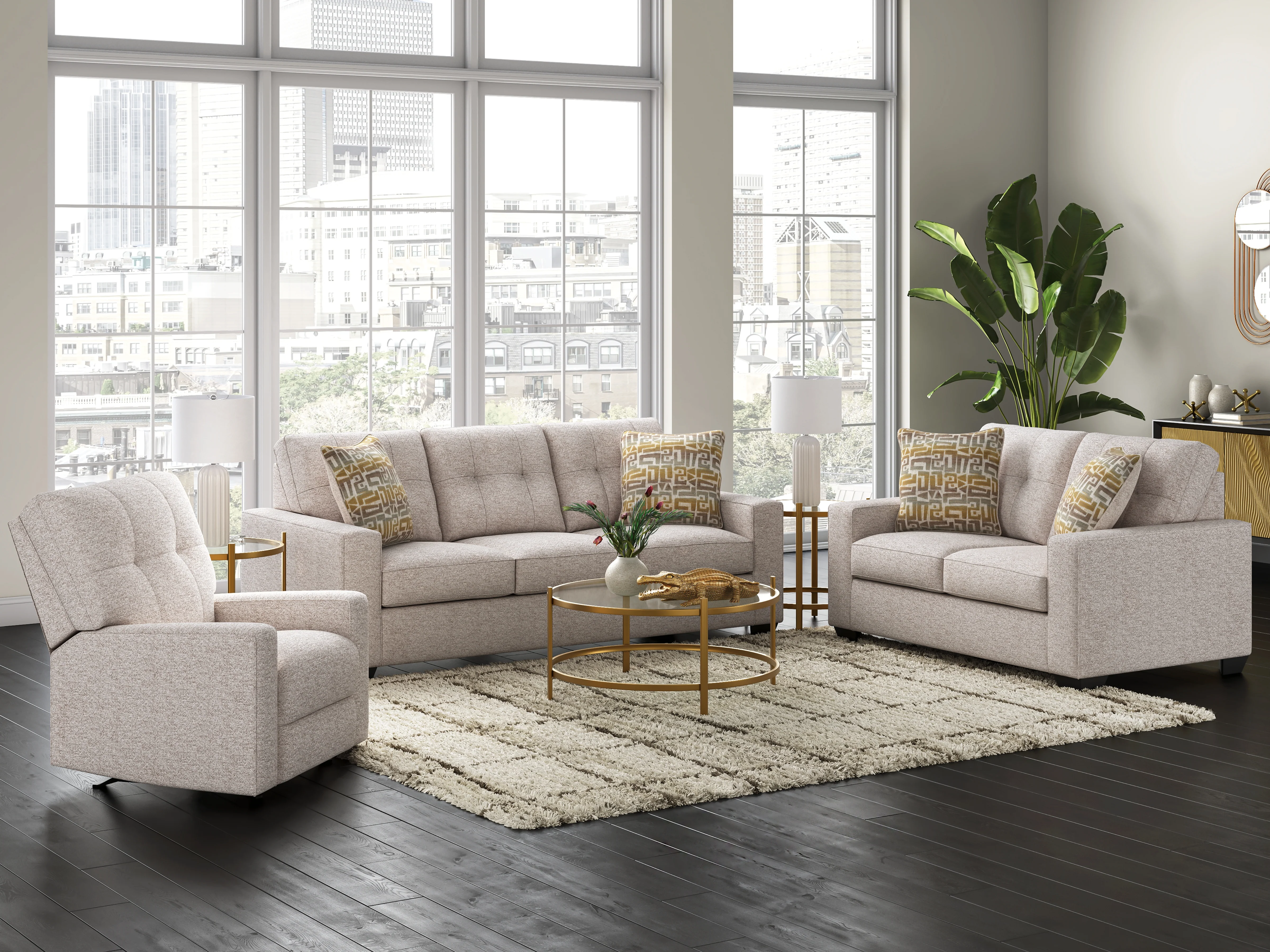 Pearlox Gold Table (Set of 3) - Image 3