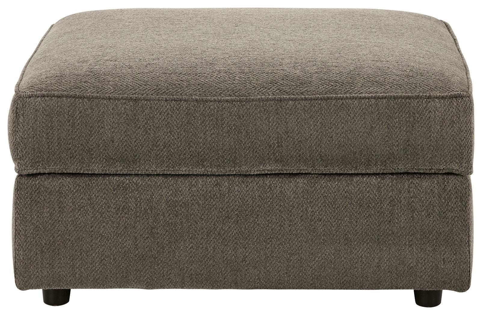 O'phannon Putty Chenille Ottoman With Storage - Image 3