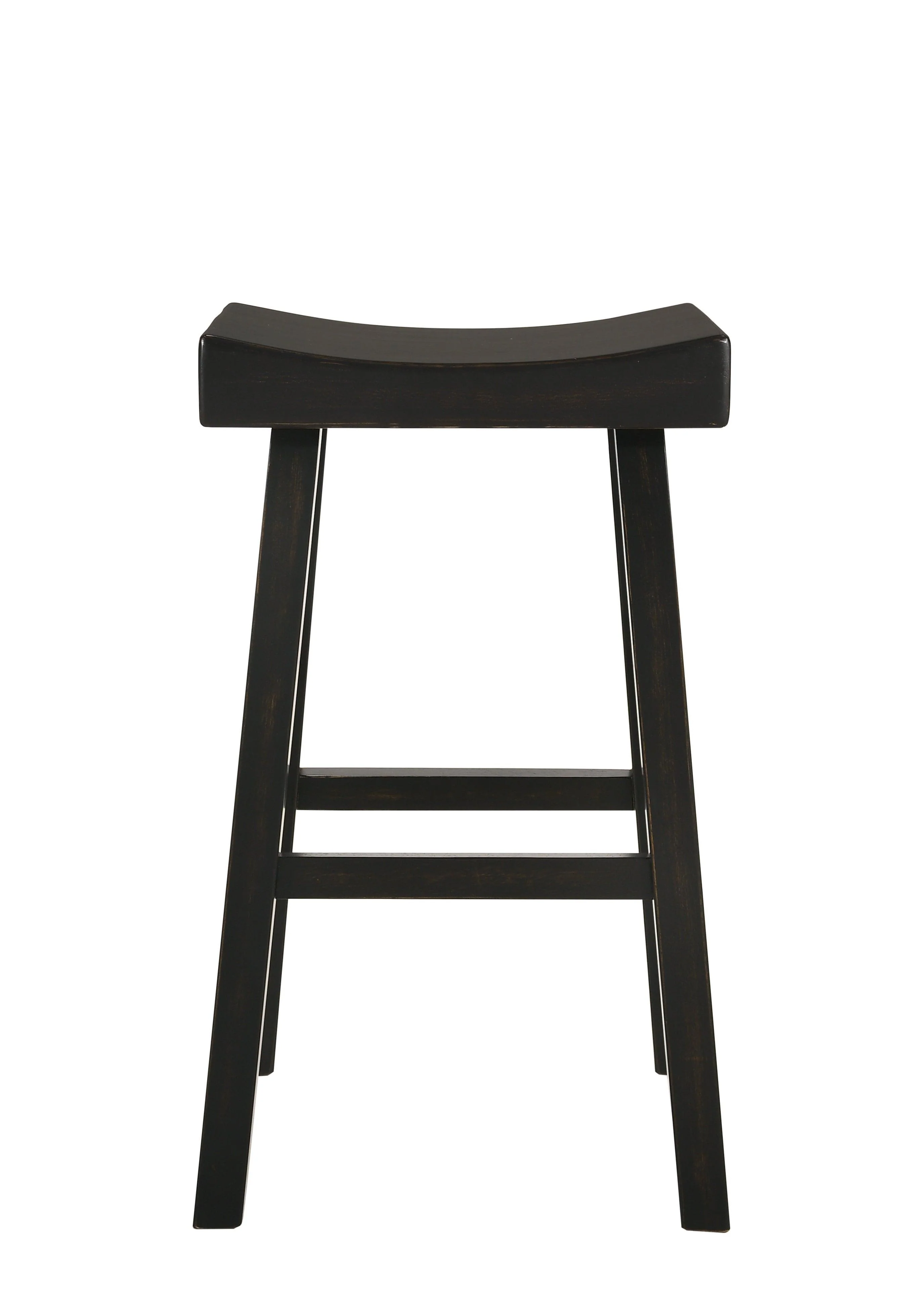 Aruba Saddle Black Oak Bar Stool - Image 3