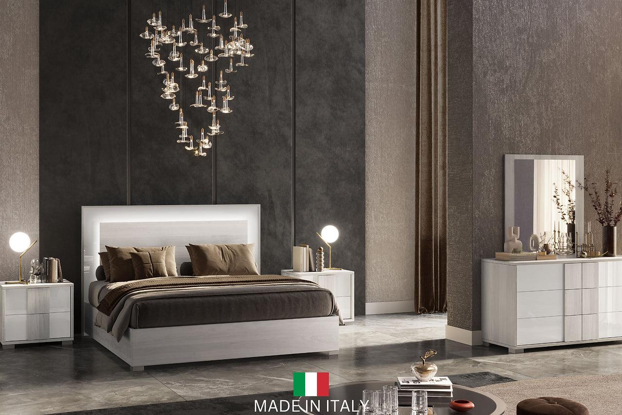 Tower White LED Panel Bedroom Set - Image 1