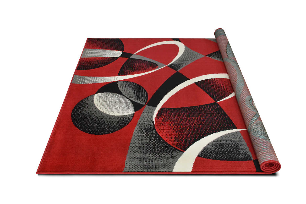 Contempo 45 Red Area Rug - Image 3