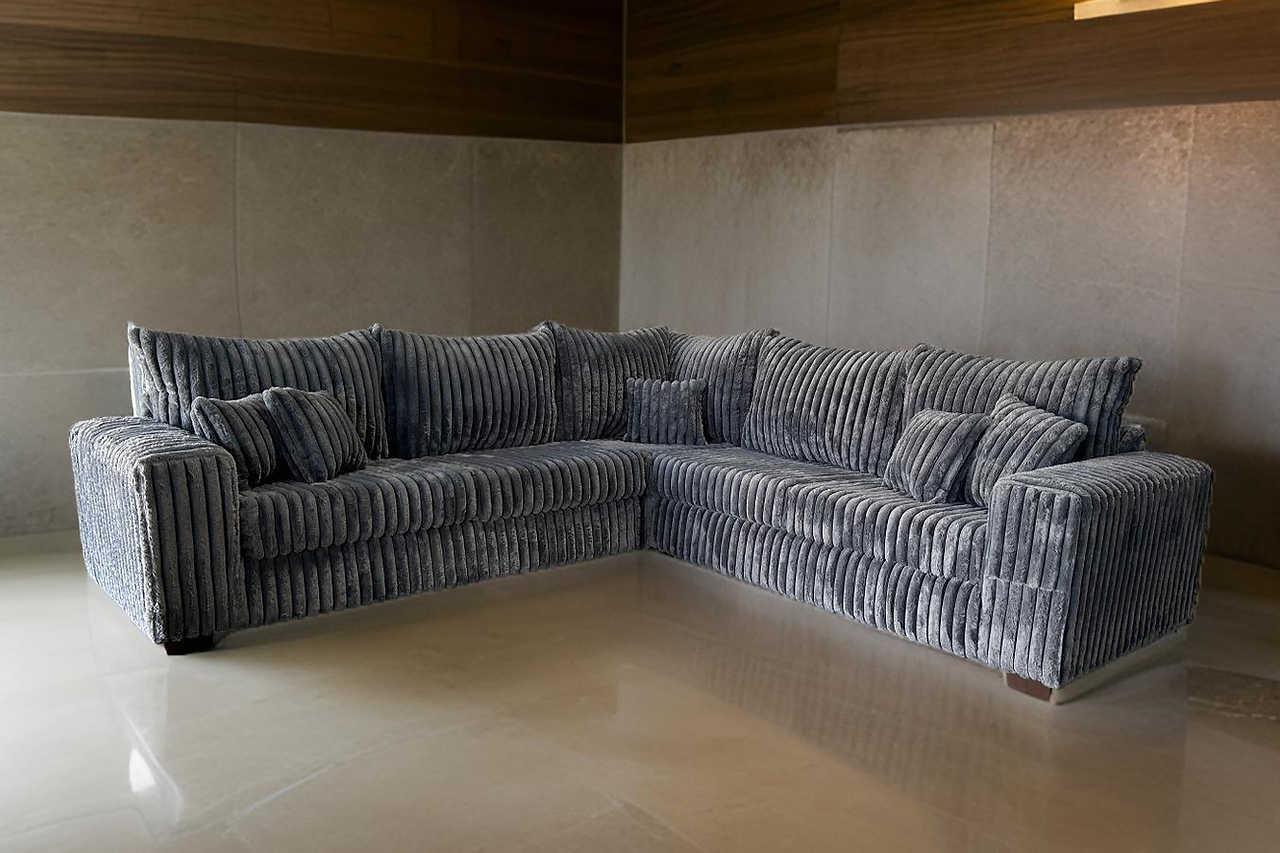 Noah Gray Corduroy Sectional - Image 1