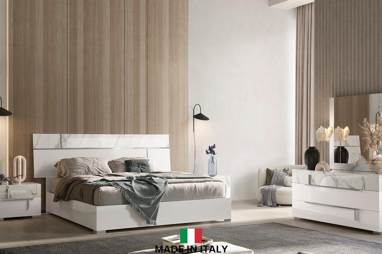 Sunset White Panel Bedroom Set - Image 1