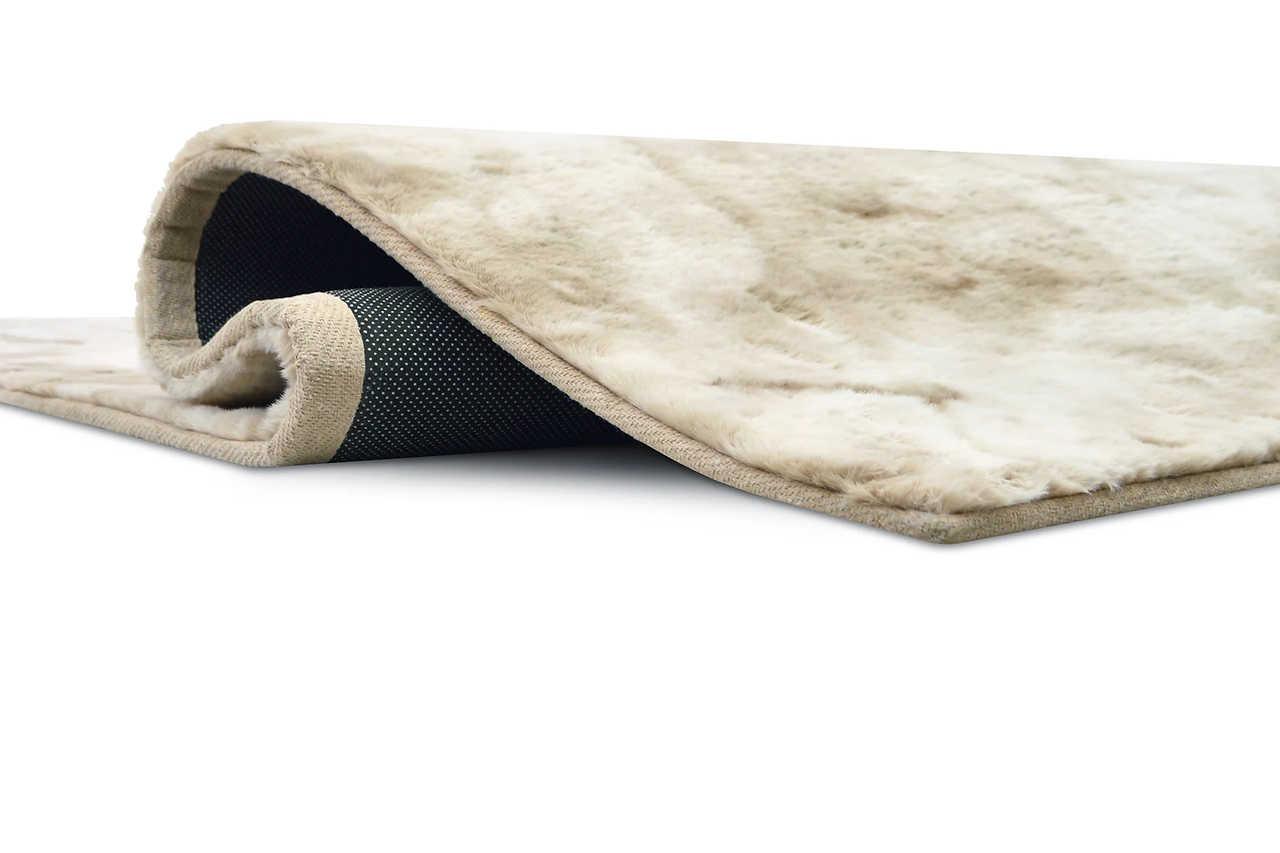 Rabbit -Td-beige Art Silk Shine Rug - Image 2