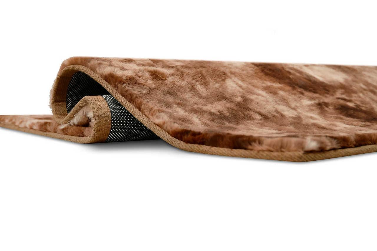 Rabbit-td-brown Art Silk Shine Rug - Image 2
