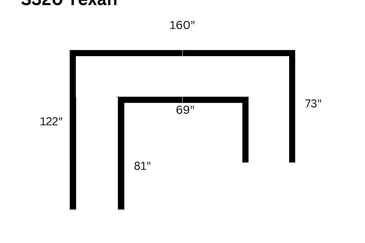 Texan Ivory Corduroy Ottoman - Image 3