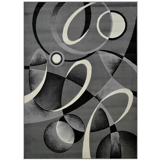 Contempo 45 Grey Area Rug - Image 1