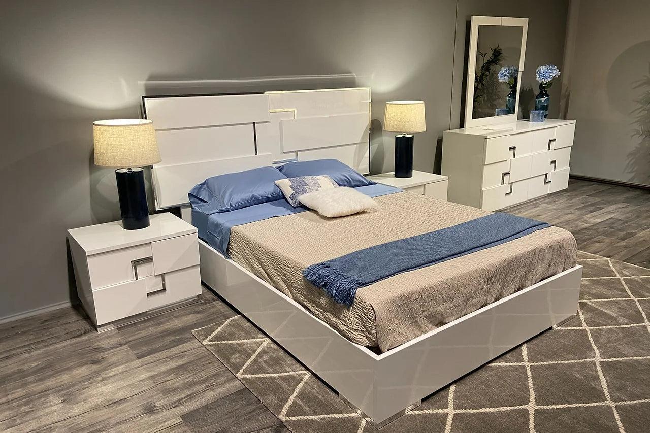 Infinity White Panel Bedroom Set - Image 3