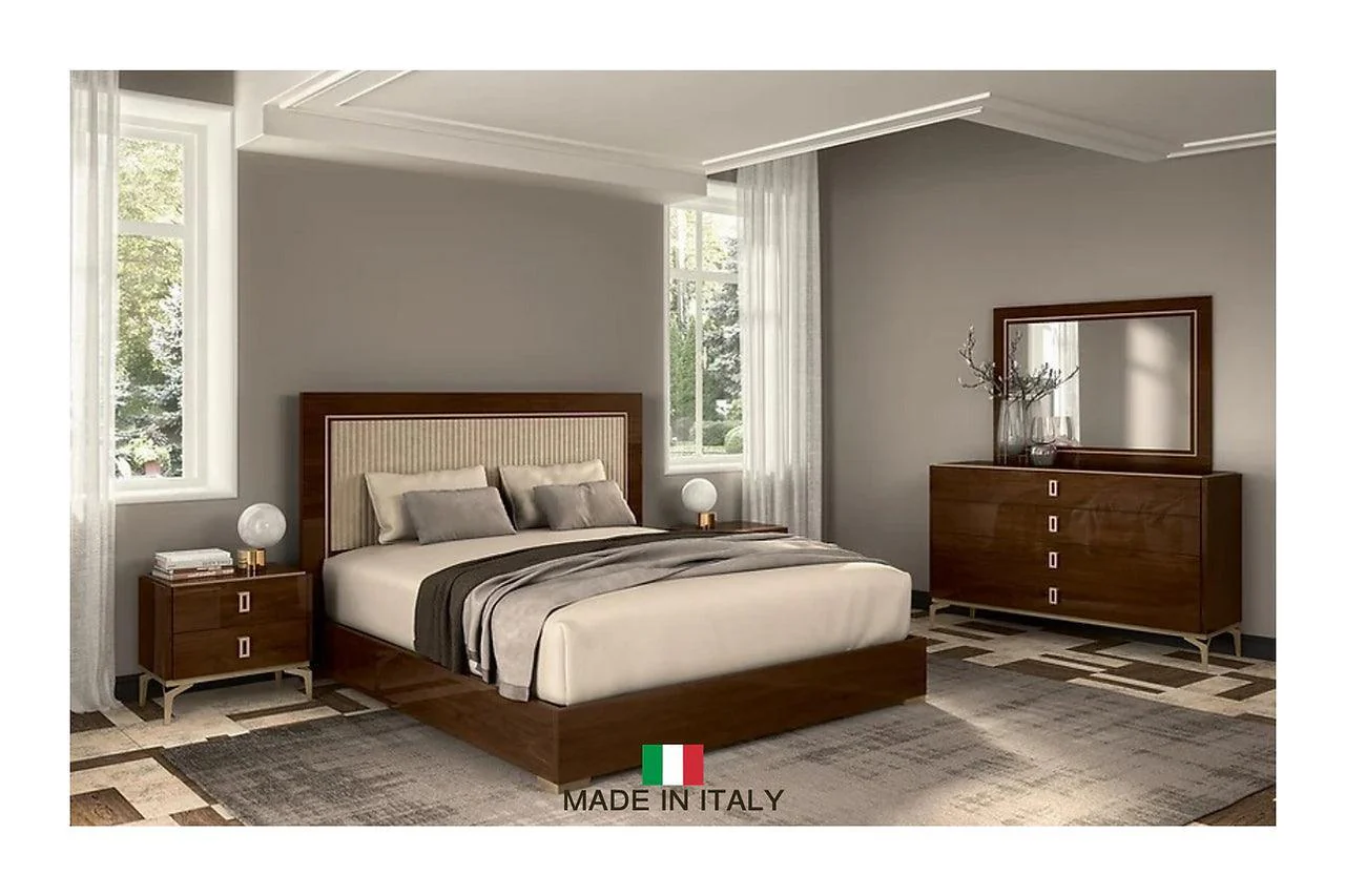 Eva Brown 2-Drawers Nightstand - Image 2
