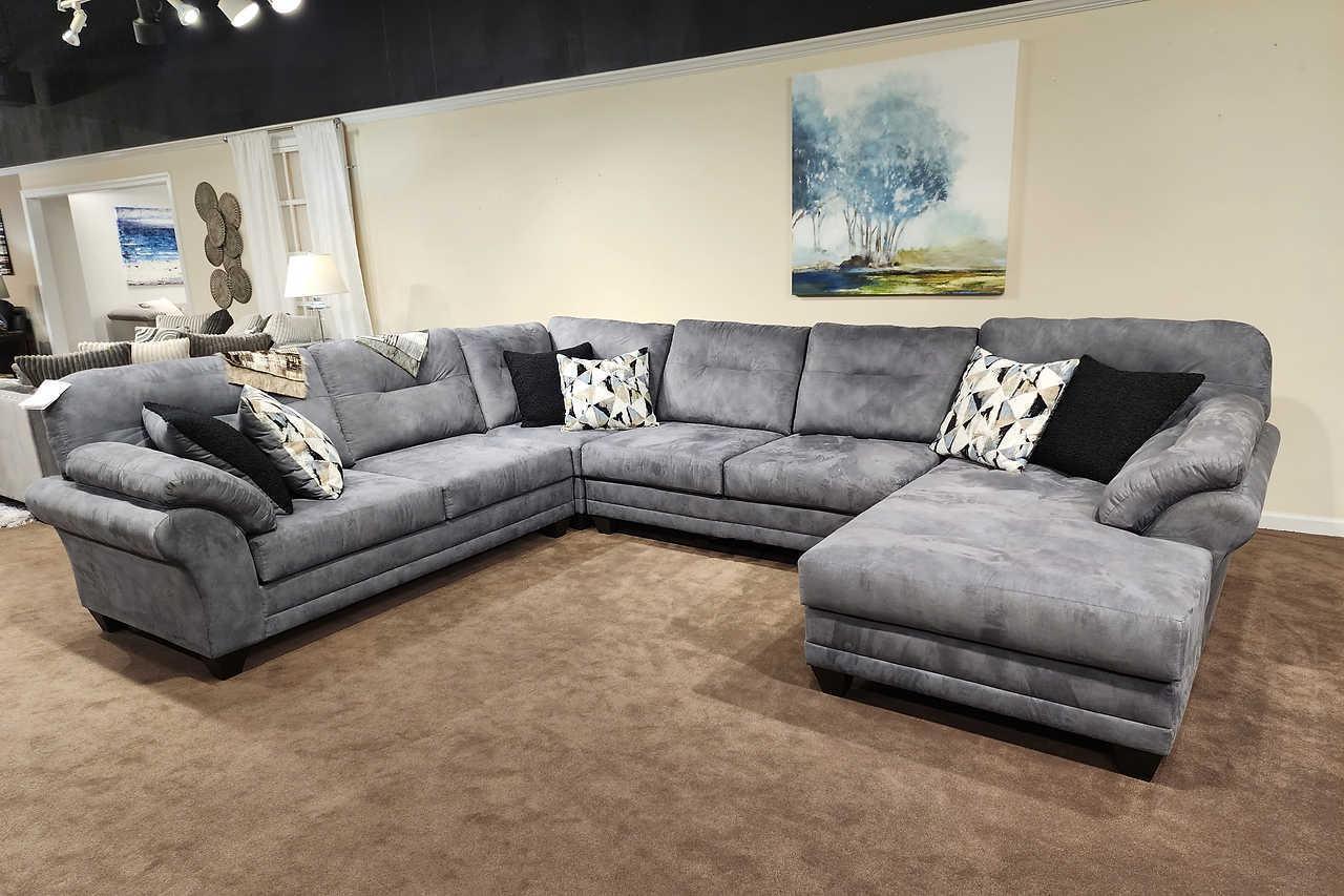 Capulet Bayou Gray Sectional - Image 1