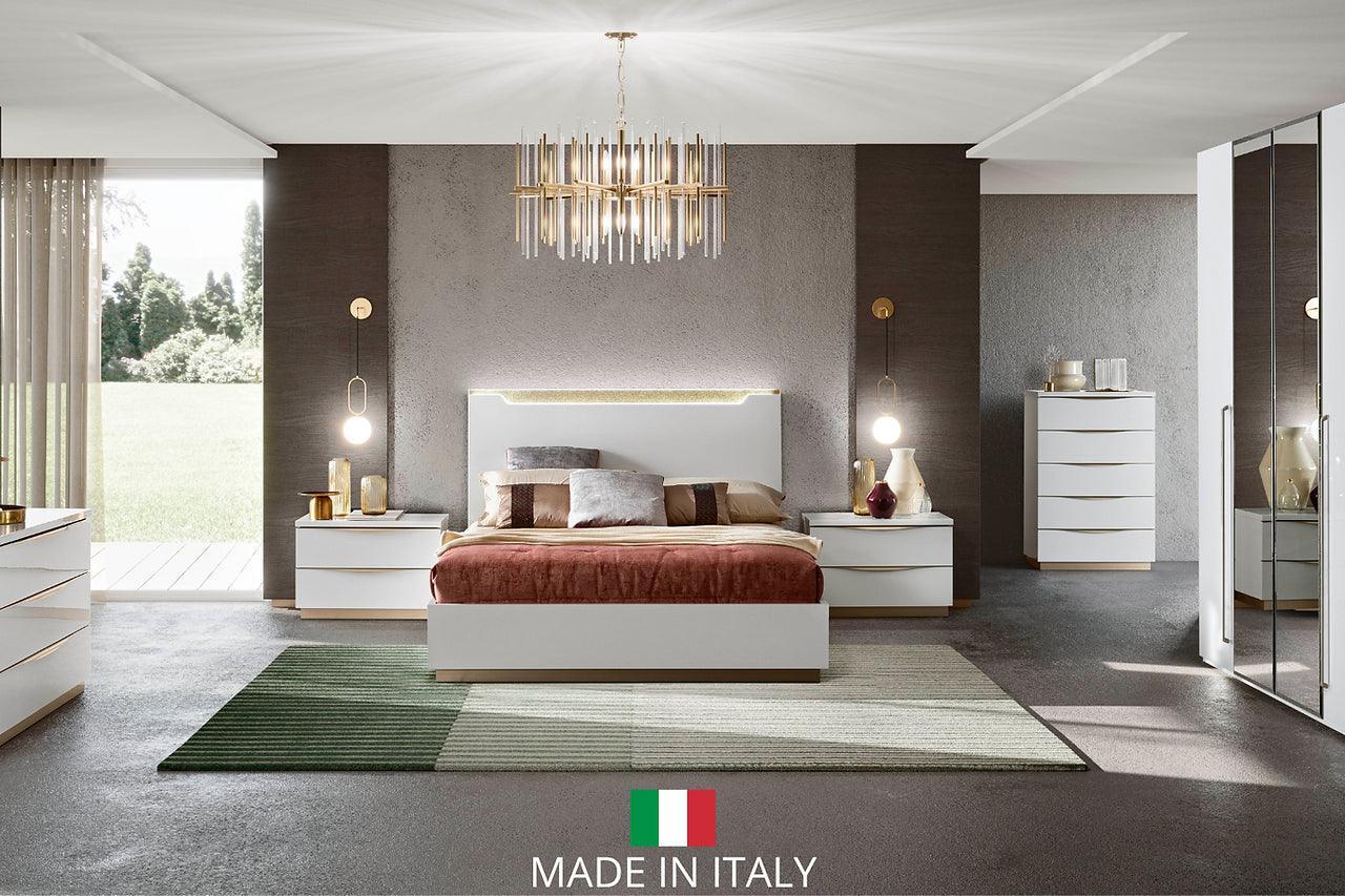 Kharma White 2-Drawers Nightstand - Image 2